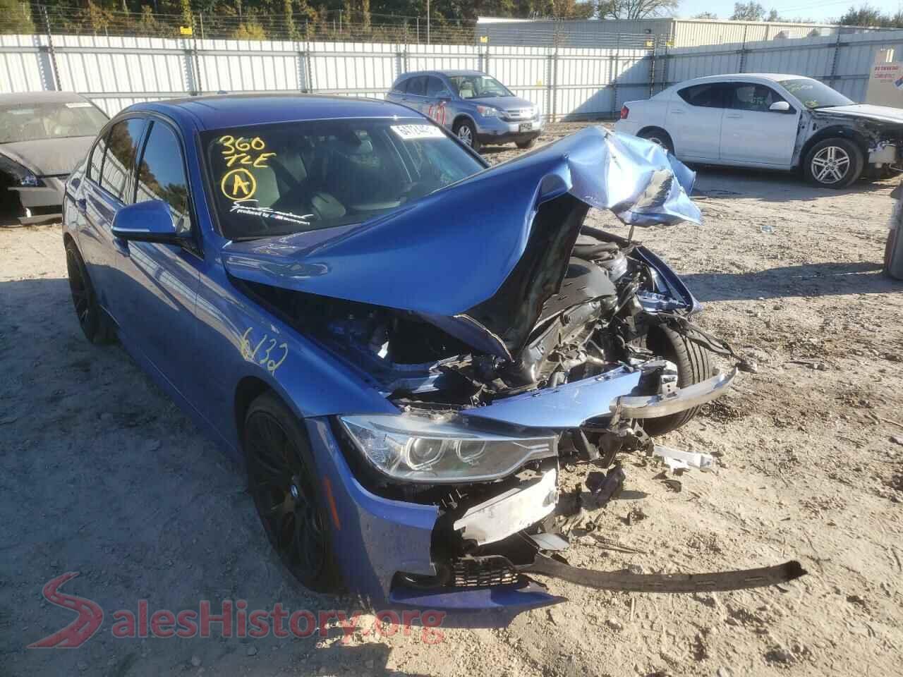 2015 BMW 3 SERIES — VIN WBA3A5G59FNS87923