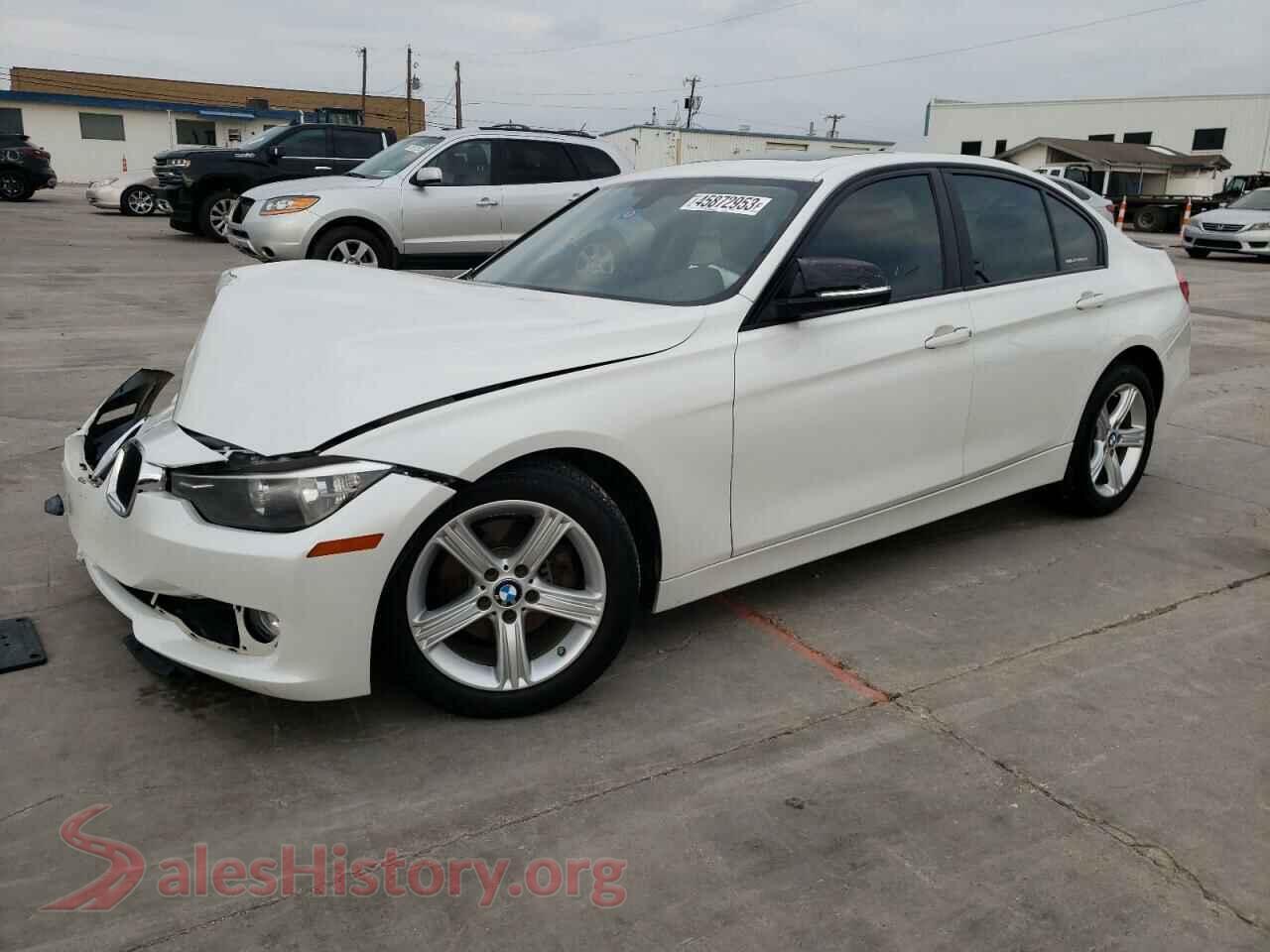 2013 BMW 3 SERIES — VIN WBA3A5G5XDNP25734