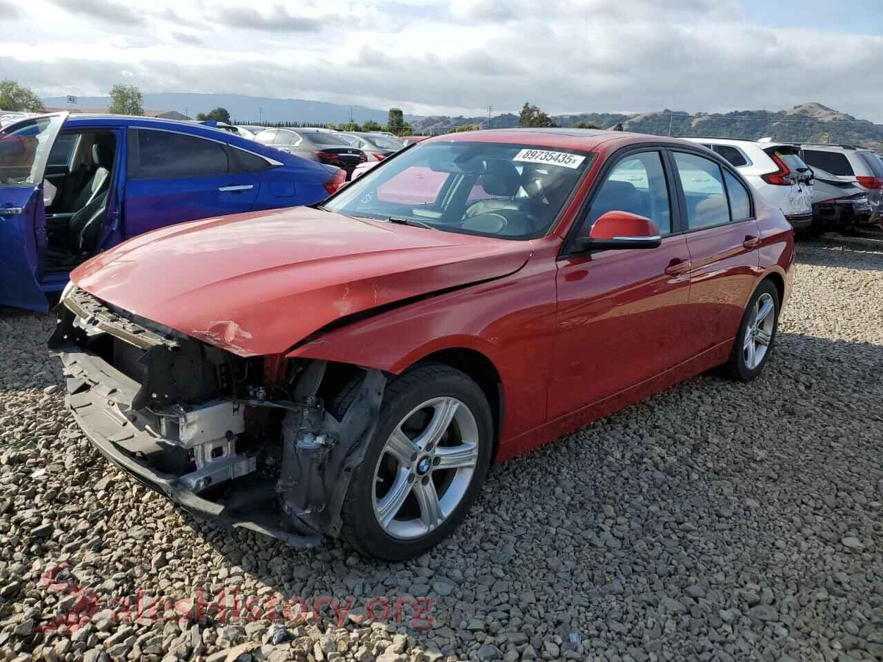 2015 BMW 3 SERIES — VIN WBA3A5G5XFNS85405