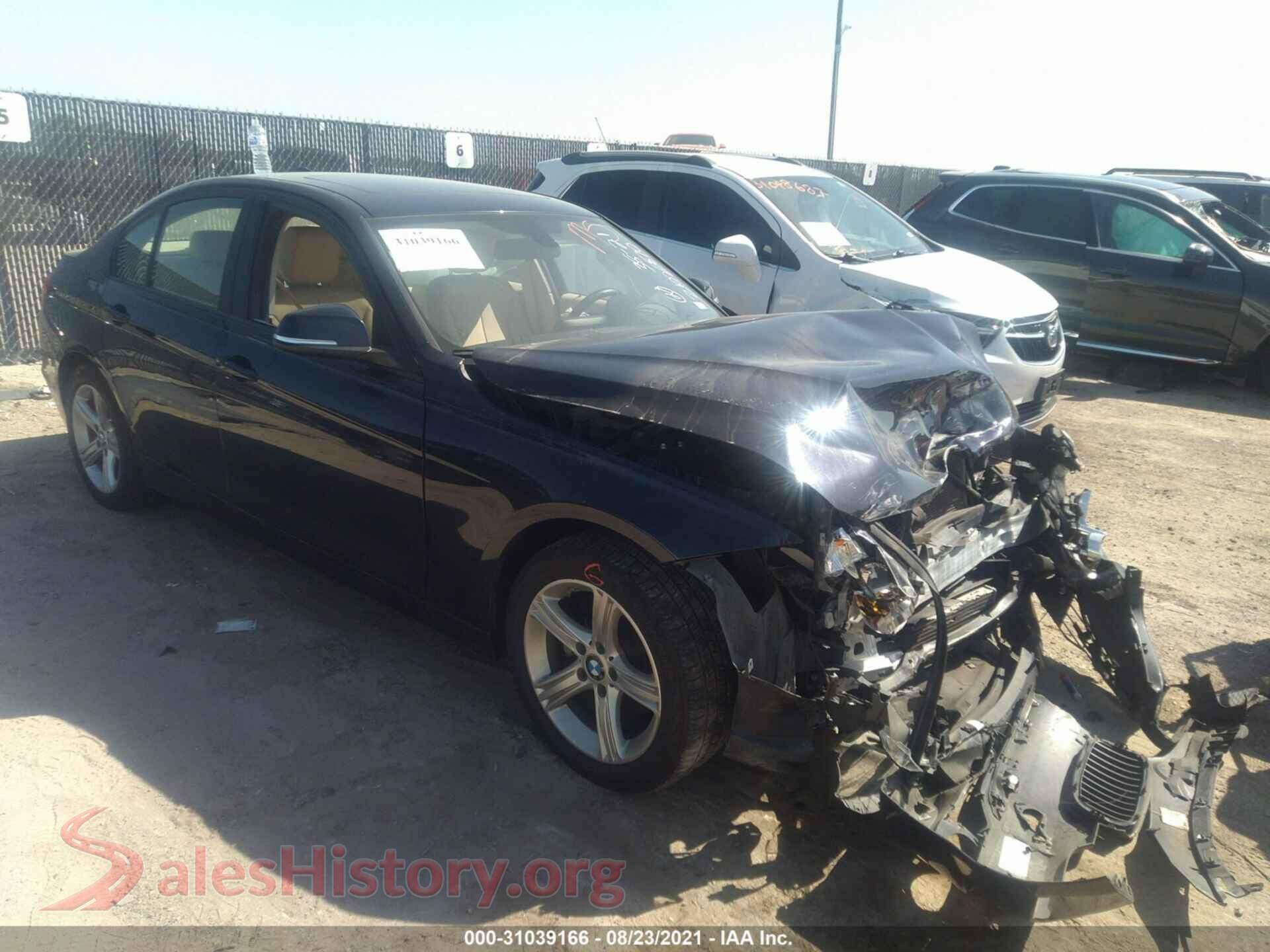 2015 BMW 3 SERIES — VIN WBA3A5G5XFNS90488