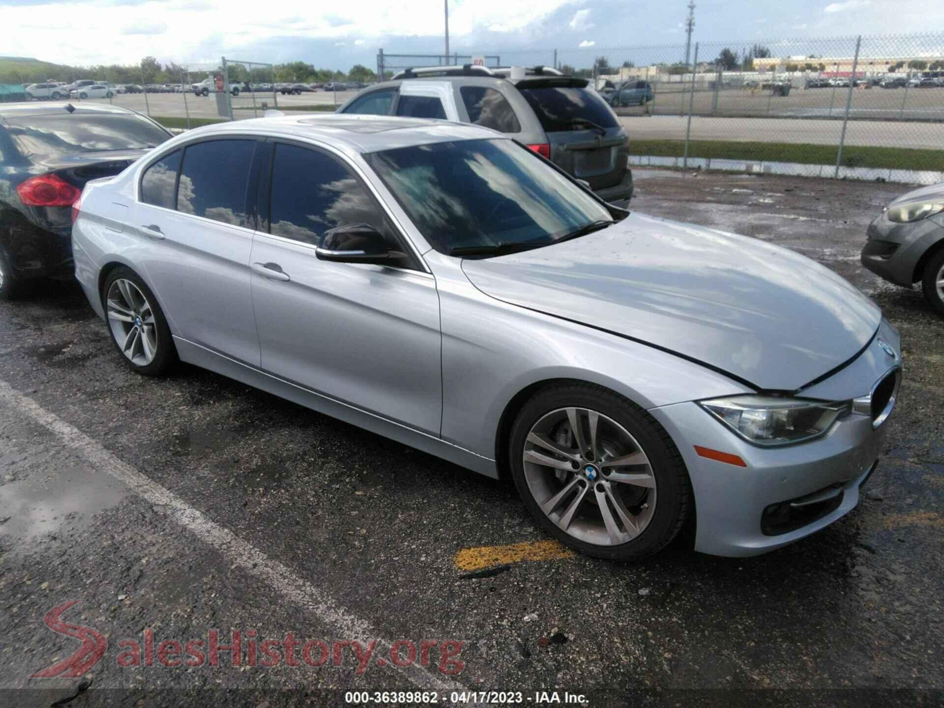 2015 BMW 3 SERIES — VIN WBA3A9C50FKW74861