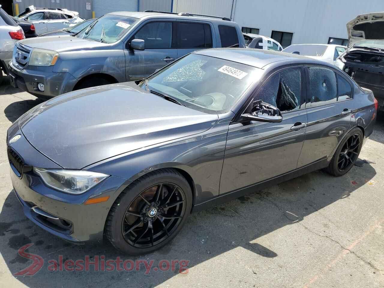 2013 BMW 3 SERIES — VIN WBA3A9C51DF476697
