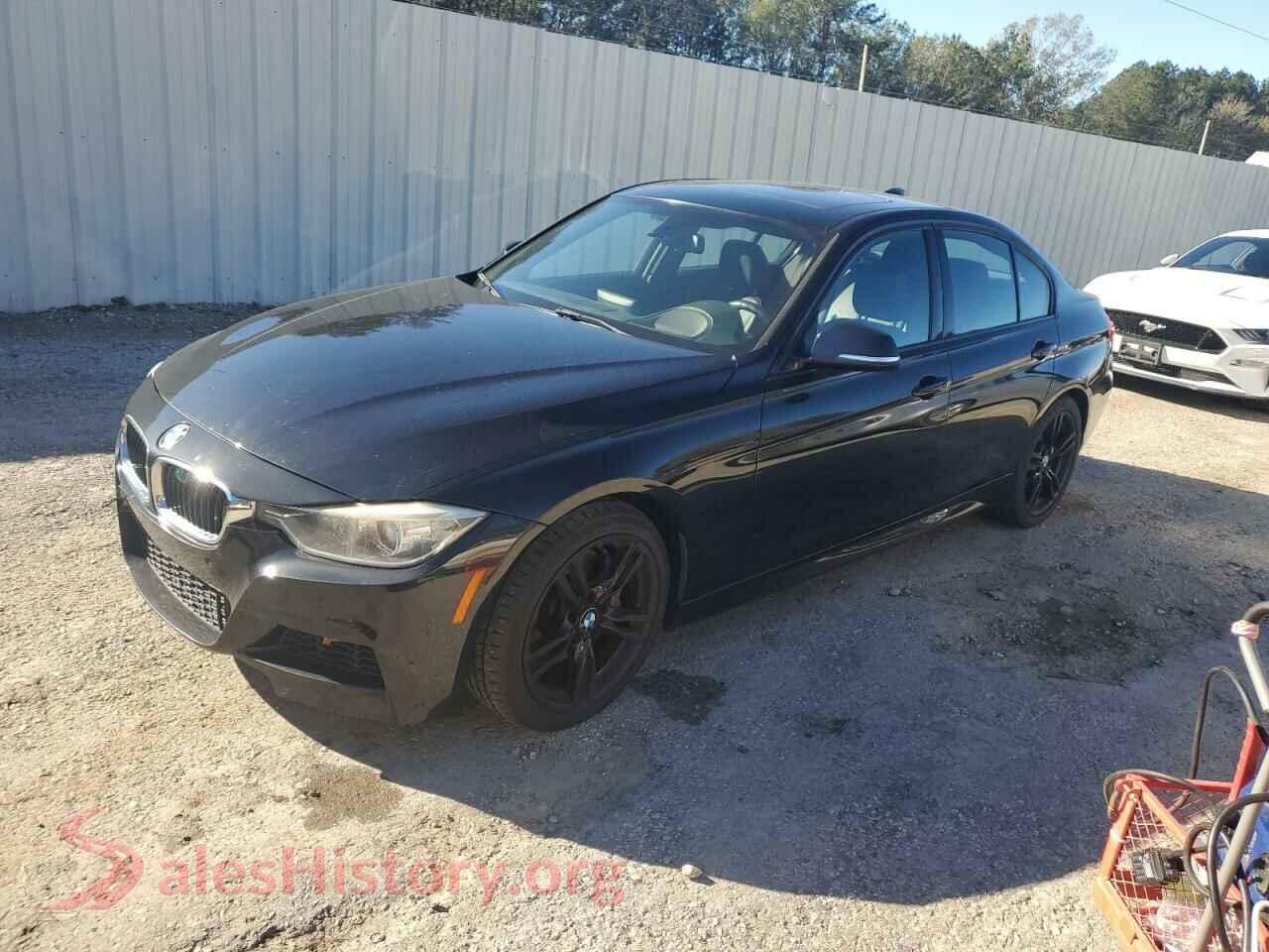 2014 BMW 3 SERIES — VIN WBA3A9C52EF477634