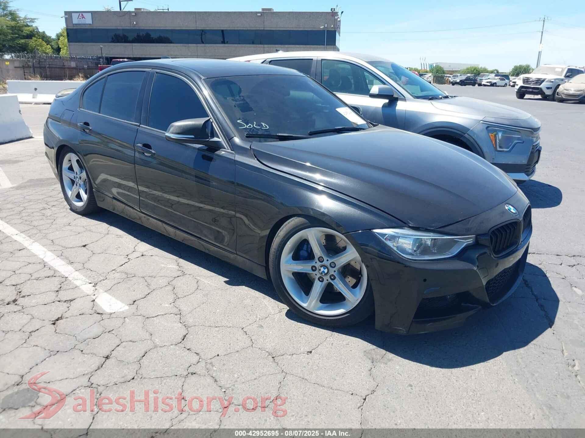 2014 BMW 335I — VIN WBA3A9C54EF478543