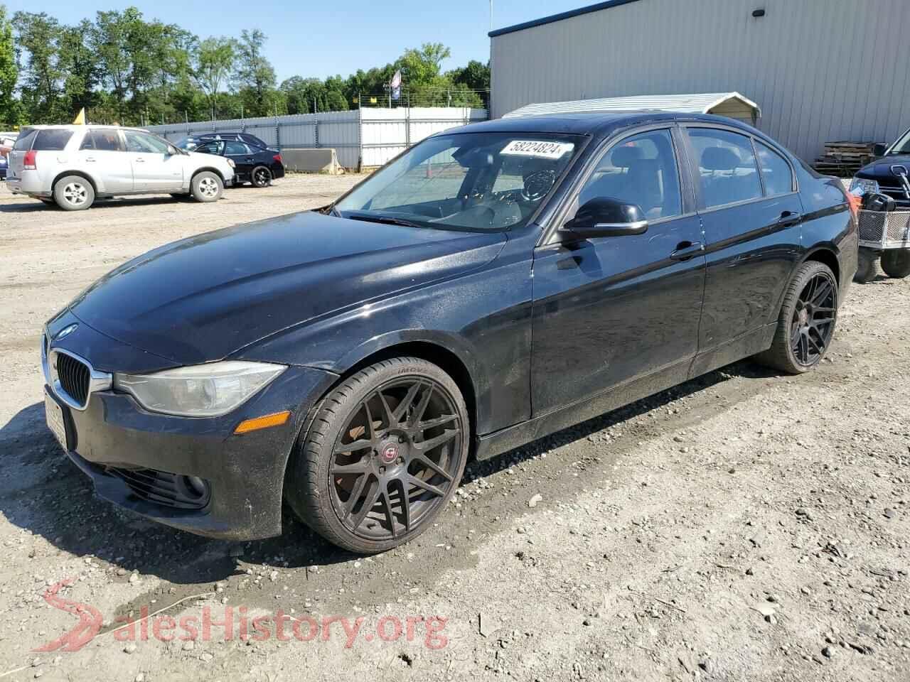 2014 BMW 3 SERIES — VIN WBA3A9C55EF478017