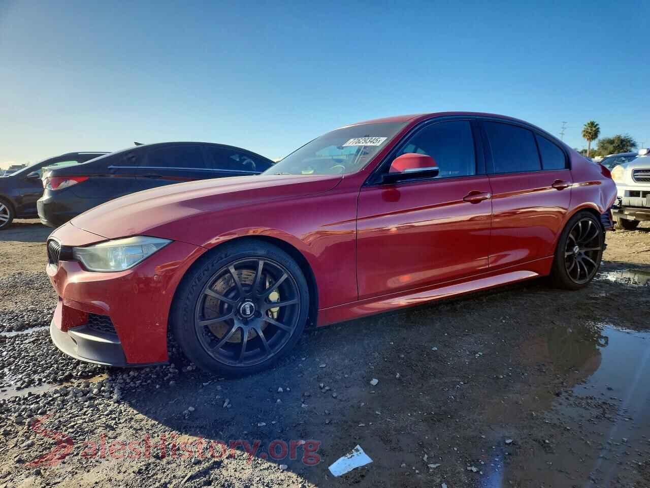 2014 BMW 3 SERIES — VIN WBA3A9C55EF479264