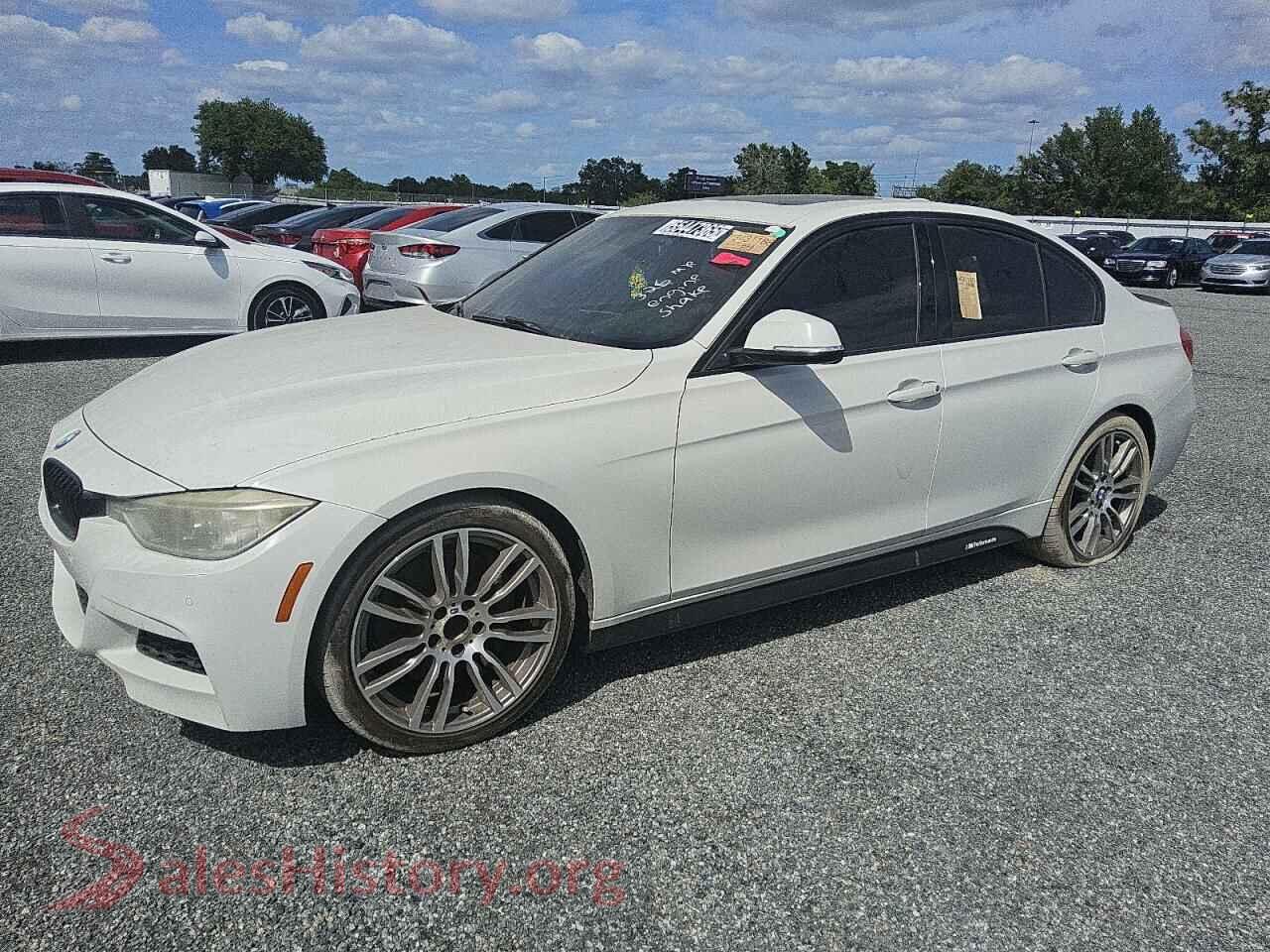 2014 BMW 3 SERIES — VIN WBA3A9C55EF479491