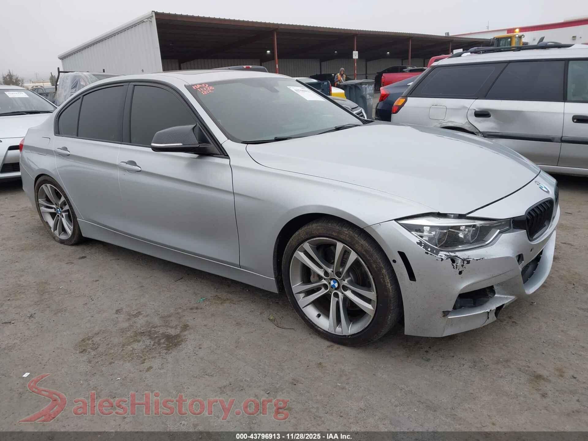 2015 BMW 335I — VIN WBA3A9C58FK472544