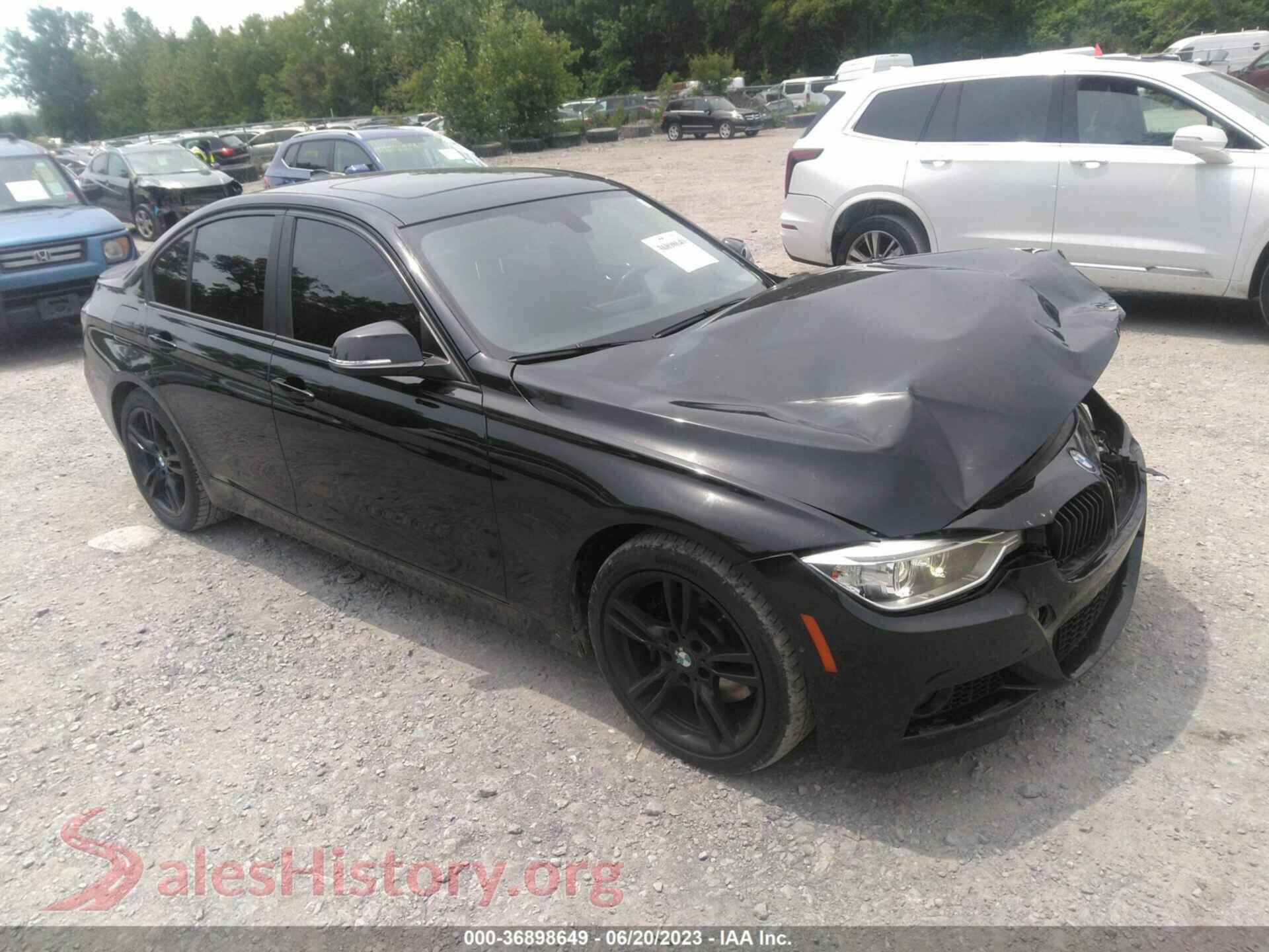 2013 BMW 3 SERIES — VIN WBA3A9G52DNP37156