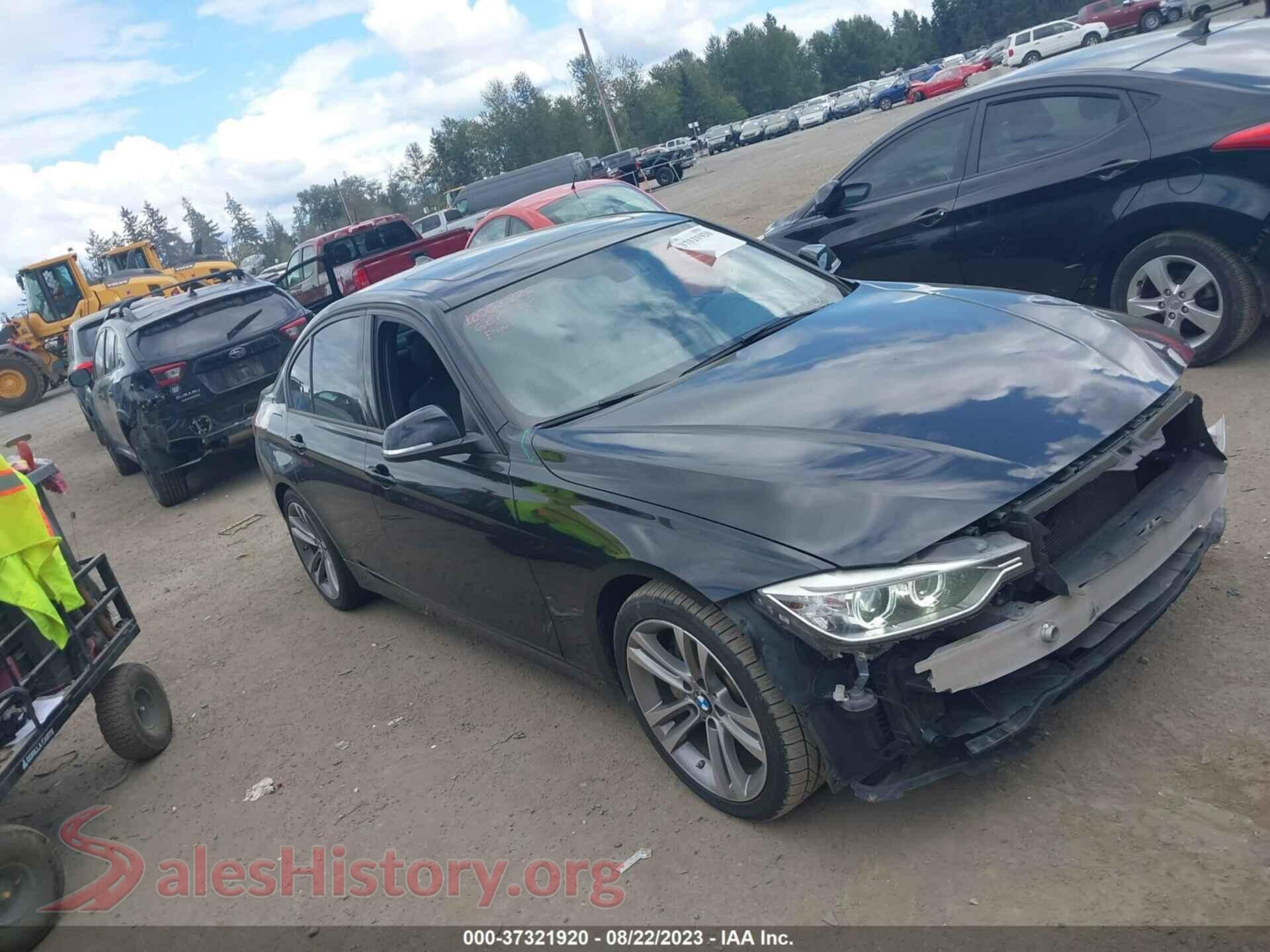 2014 BMW 3 SERIES — VIN WBA3A9G55ENS65536