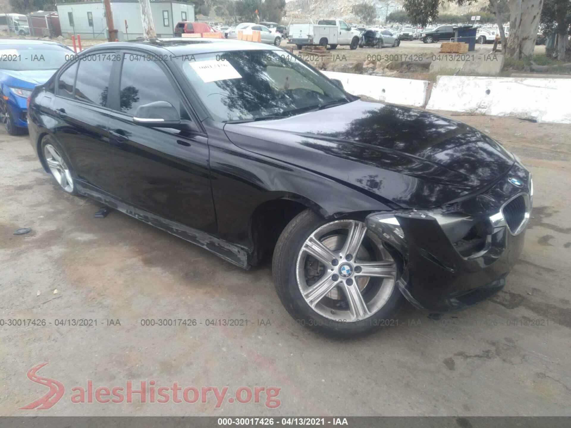 2013 BMW 3 SERIES — VIN WBA3B1C50DK130128