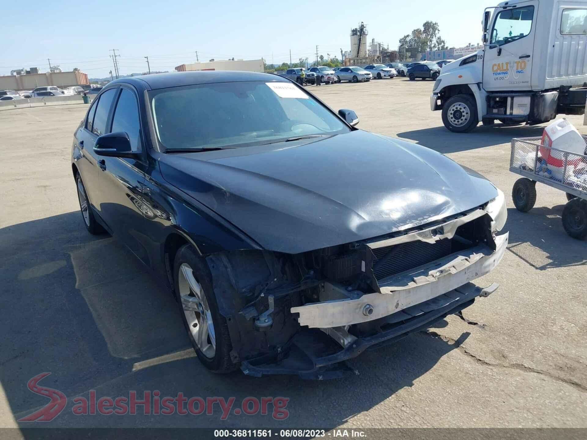2013 BMW 3 SERIES — VIN WBA3B1C51DF462541