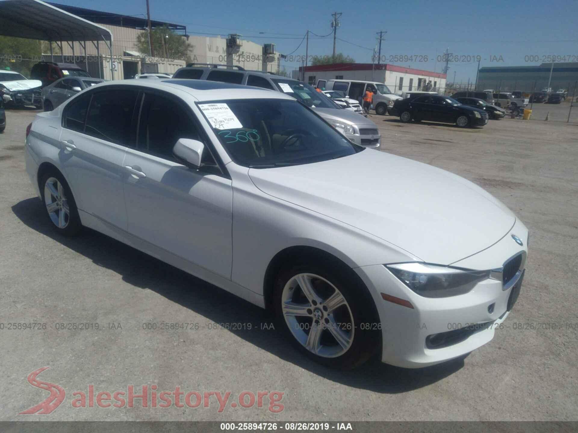 2013 BMW 320 — VIN WBA3B1C51DK128730