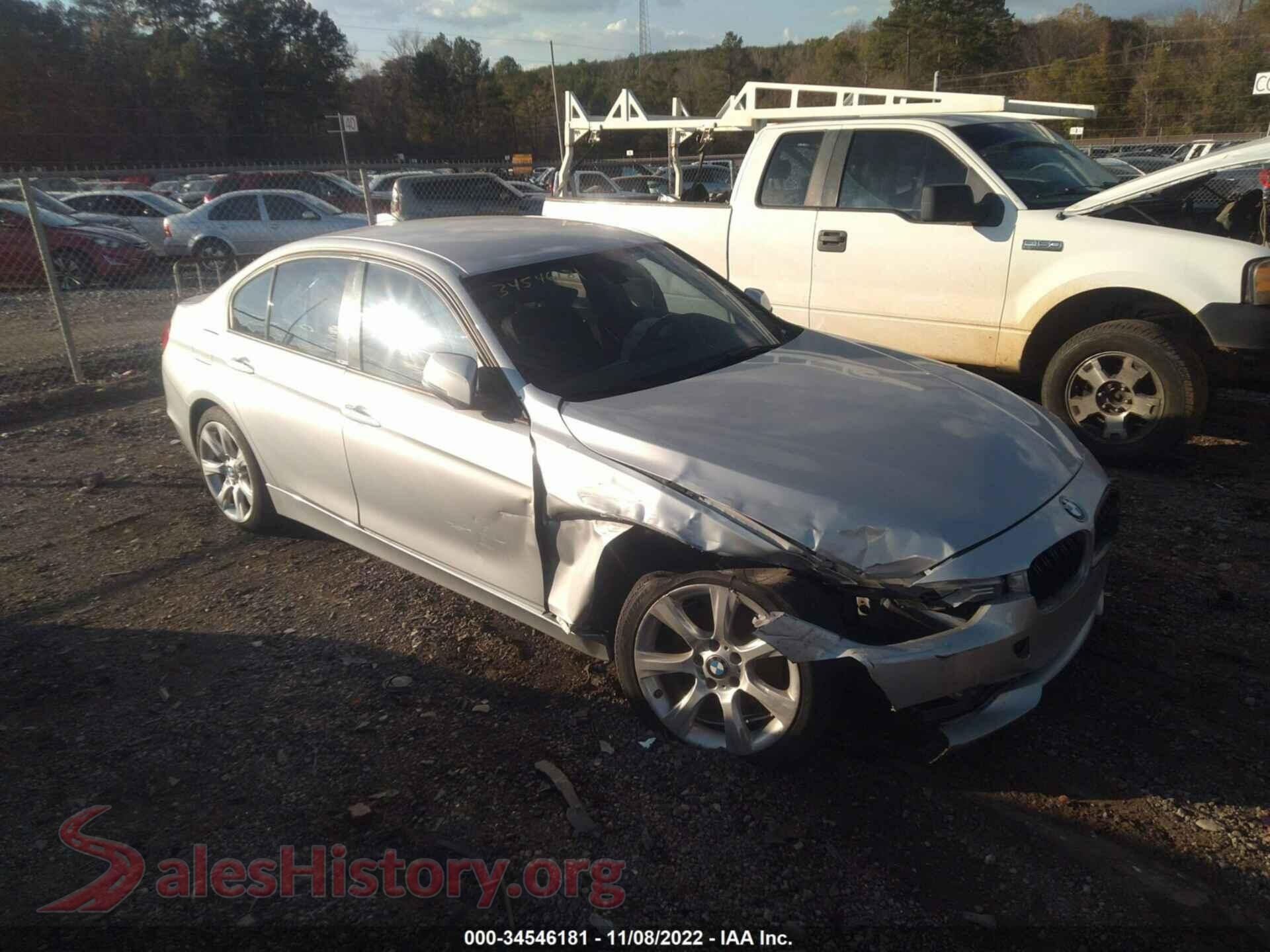 2014 BMW 3 SERIES — VIN WBA3B1C51EK134948