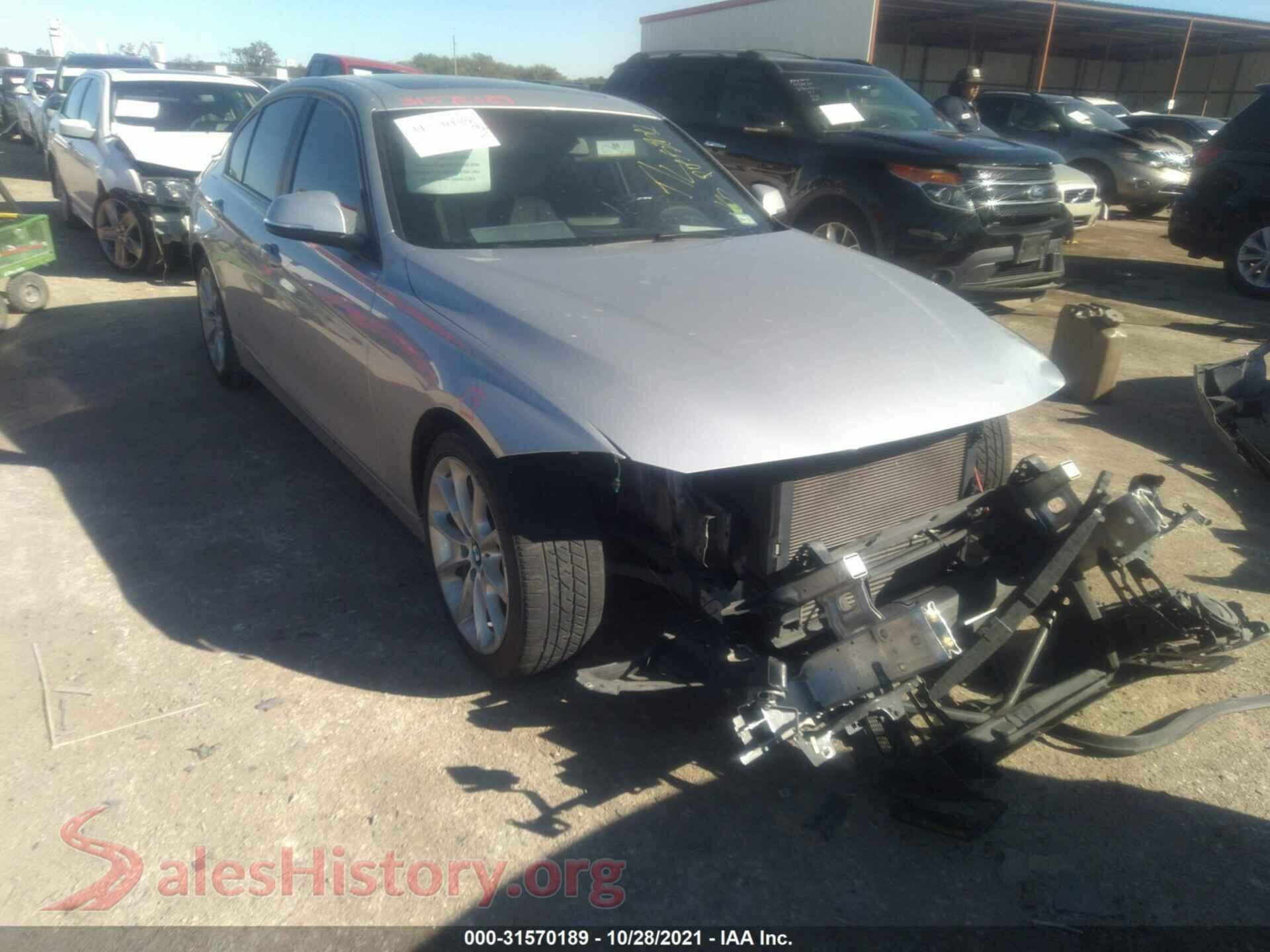 2013 BMW 3 SERIES — VIN WBA3B1C58DF078417