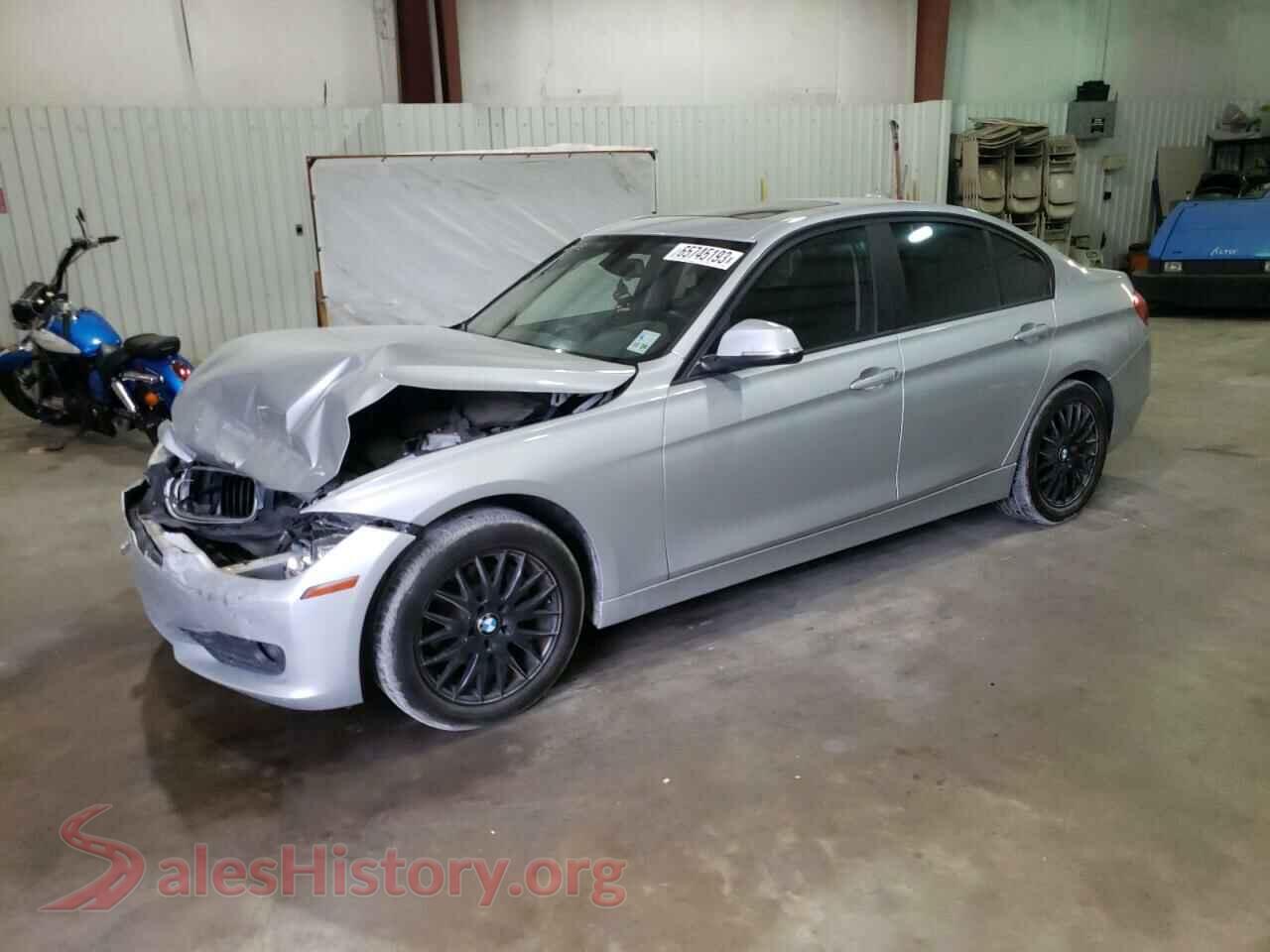 2014 BMW 3 SERIES — VIN WBA3B1G5XENS77650
