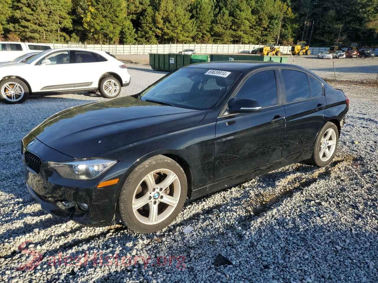 2015 BMW 3 SERIES — VIN WBA3B1G5XFNT01821