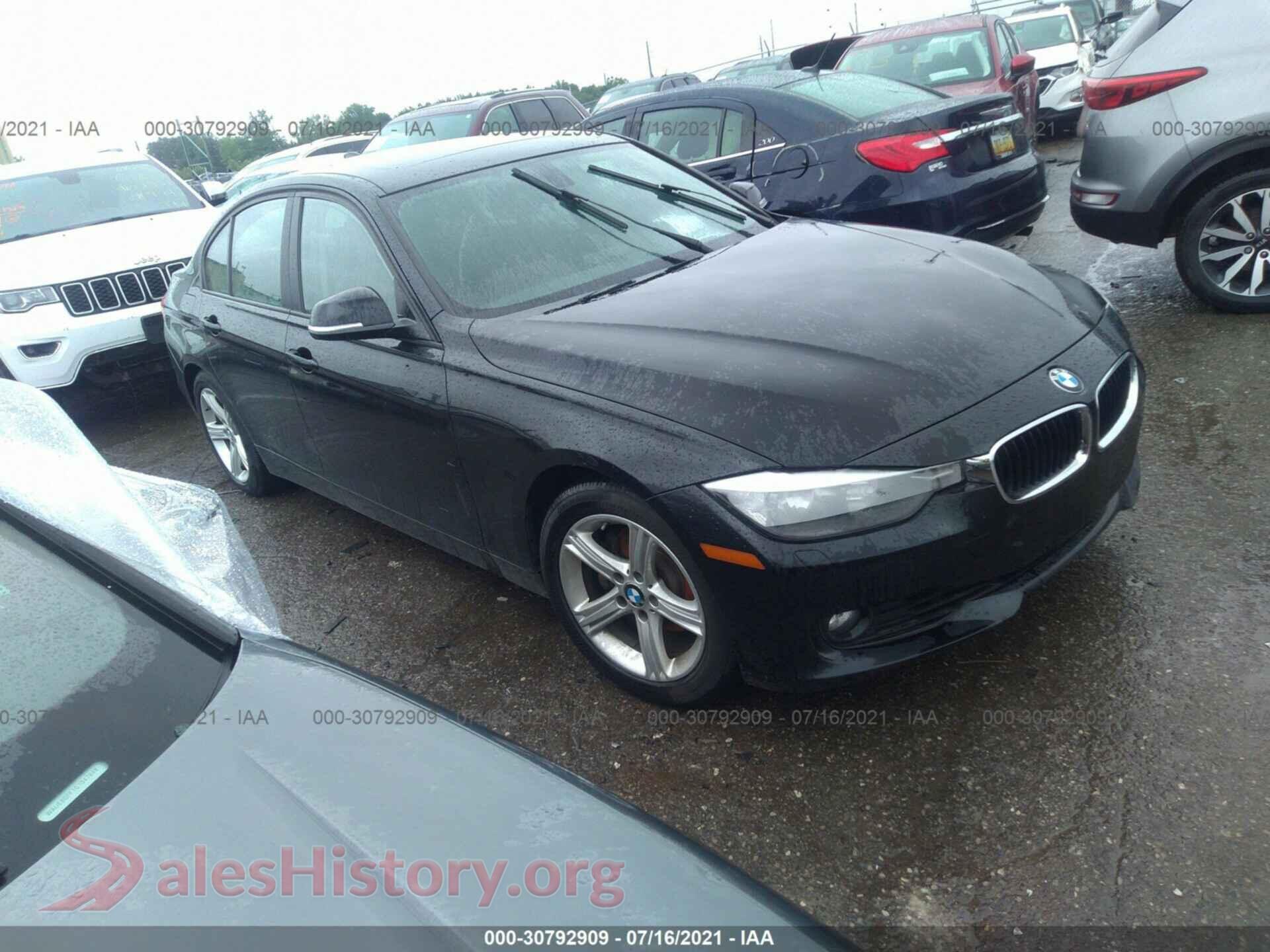 2015 BMW 3 SERIES — VIN WBA3B3C52FF547001