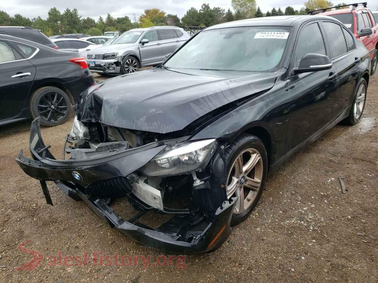 2014 BMW 3 SERIES — VIN WBA3B3C54EJ977690