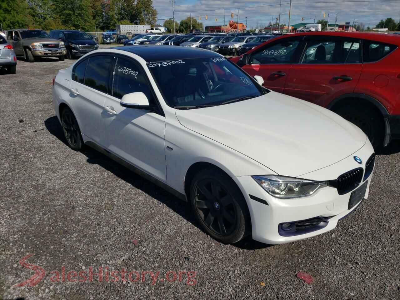 2013 BMW 3 SERIES — VIN WBA3B3C55DJ810513