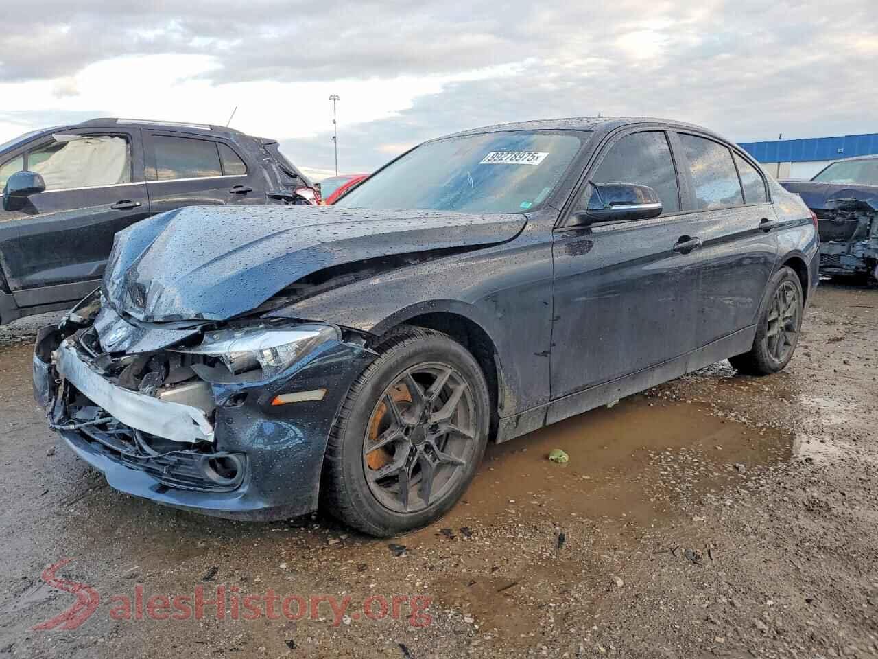 2015 BMW 3 SERIES — VIN WBA3B3G55FNT69035