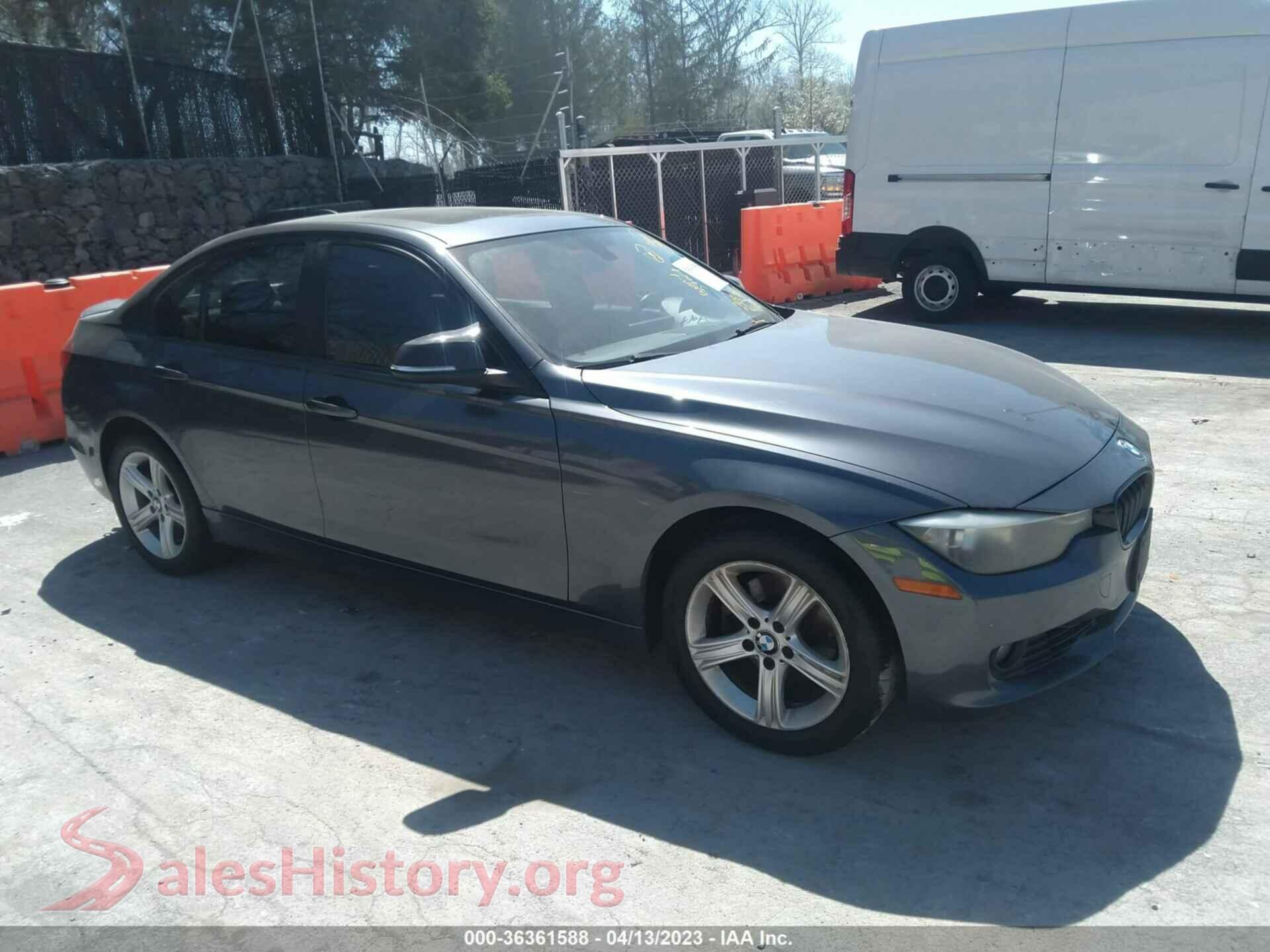 2013 BMW 3 SERIES — VIN WBA3B5C52DF596420