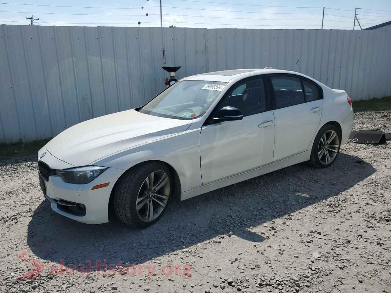 2014 BMW 3 SERIES — VIN WBA3B5C52EP543275