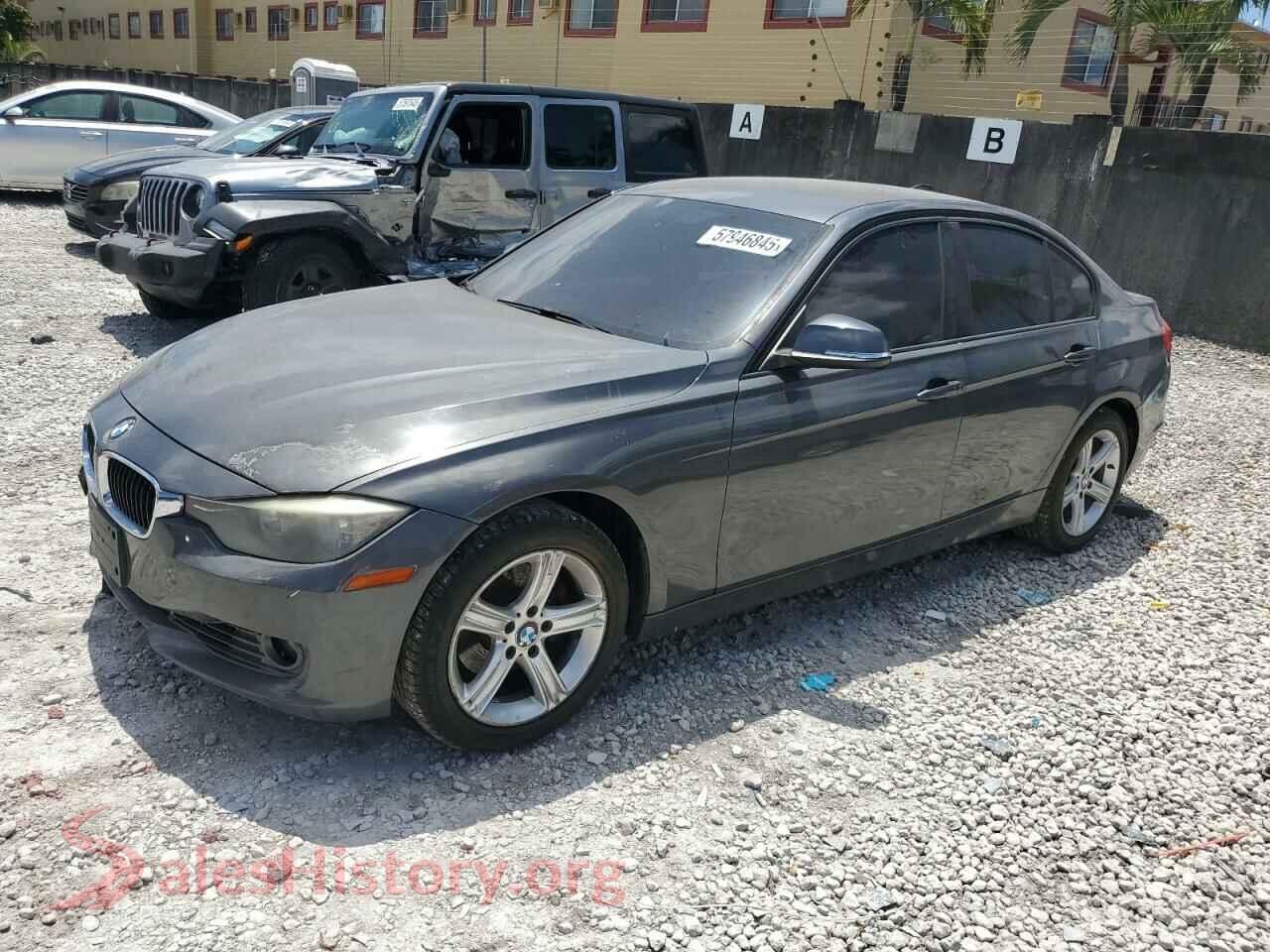 2013 BMW 3 SERIES — VIN WBA3B5C54DJ598490