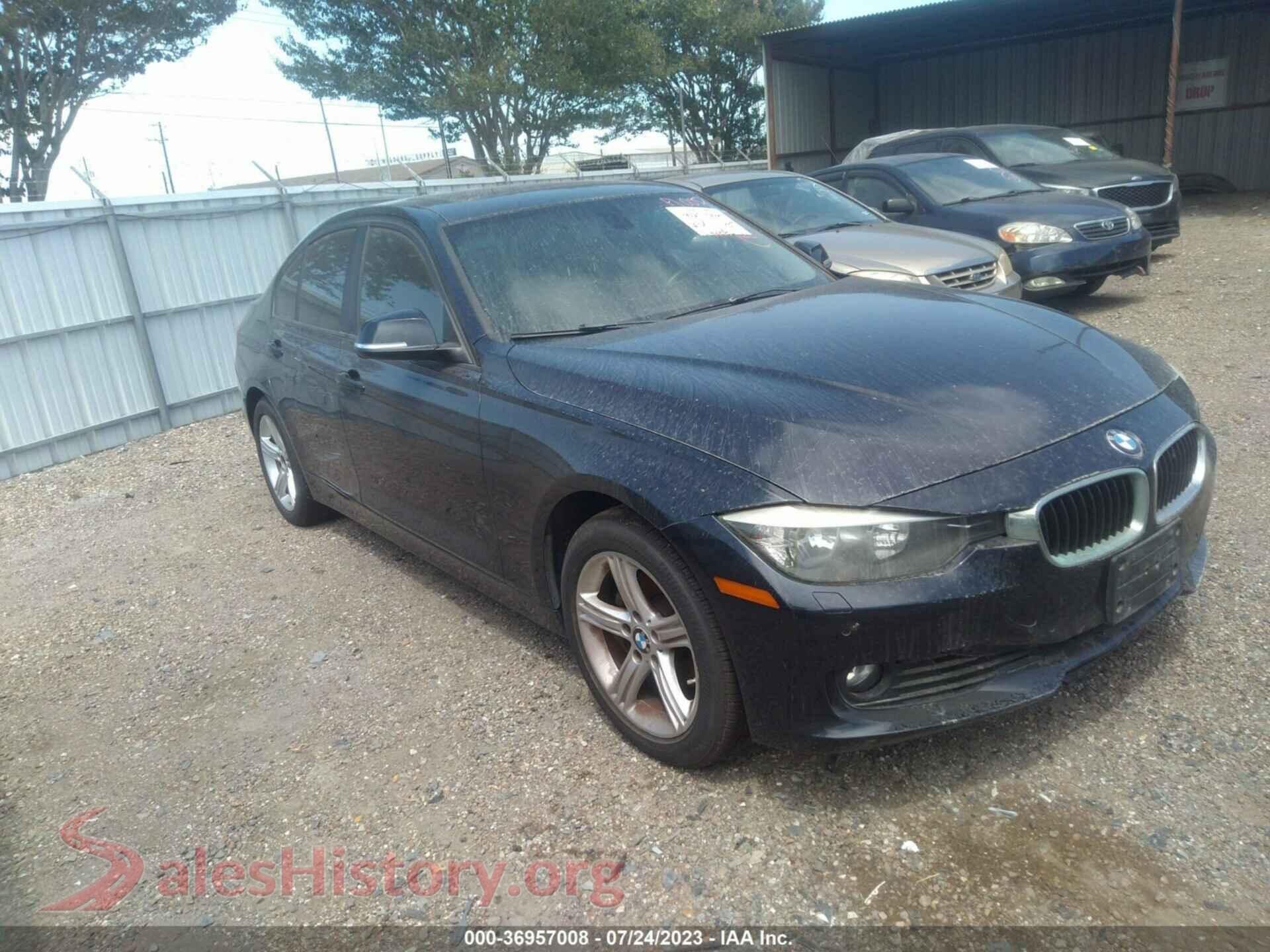 2014 BMW 3 SERIES — VIN WBA3B5C55EP652166