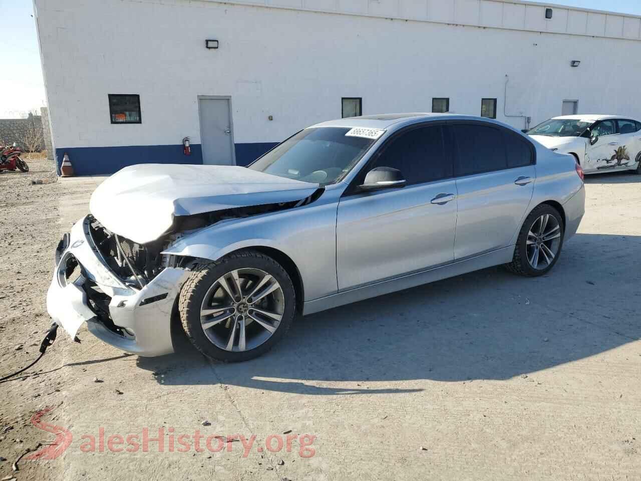 2014 BMW 3 SERIES — VIN WBA3B5C56EP652175