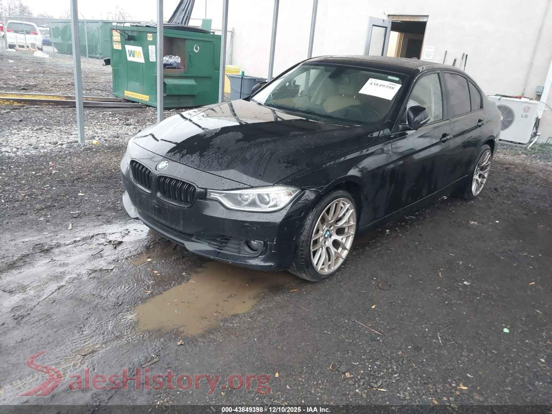 2014 BMW 328I — VIN WBA3B5C58EP541238