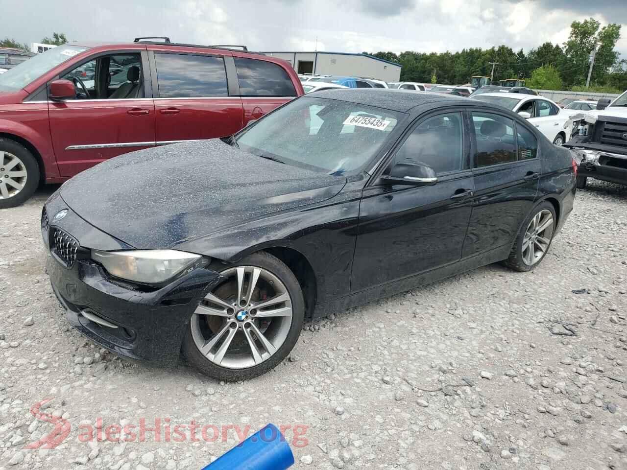 2014 BMW 3 SERIES — VIN WBA3B5C58EP543037