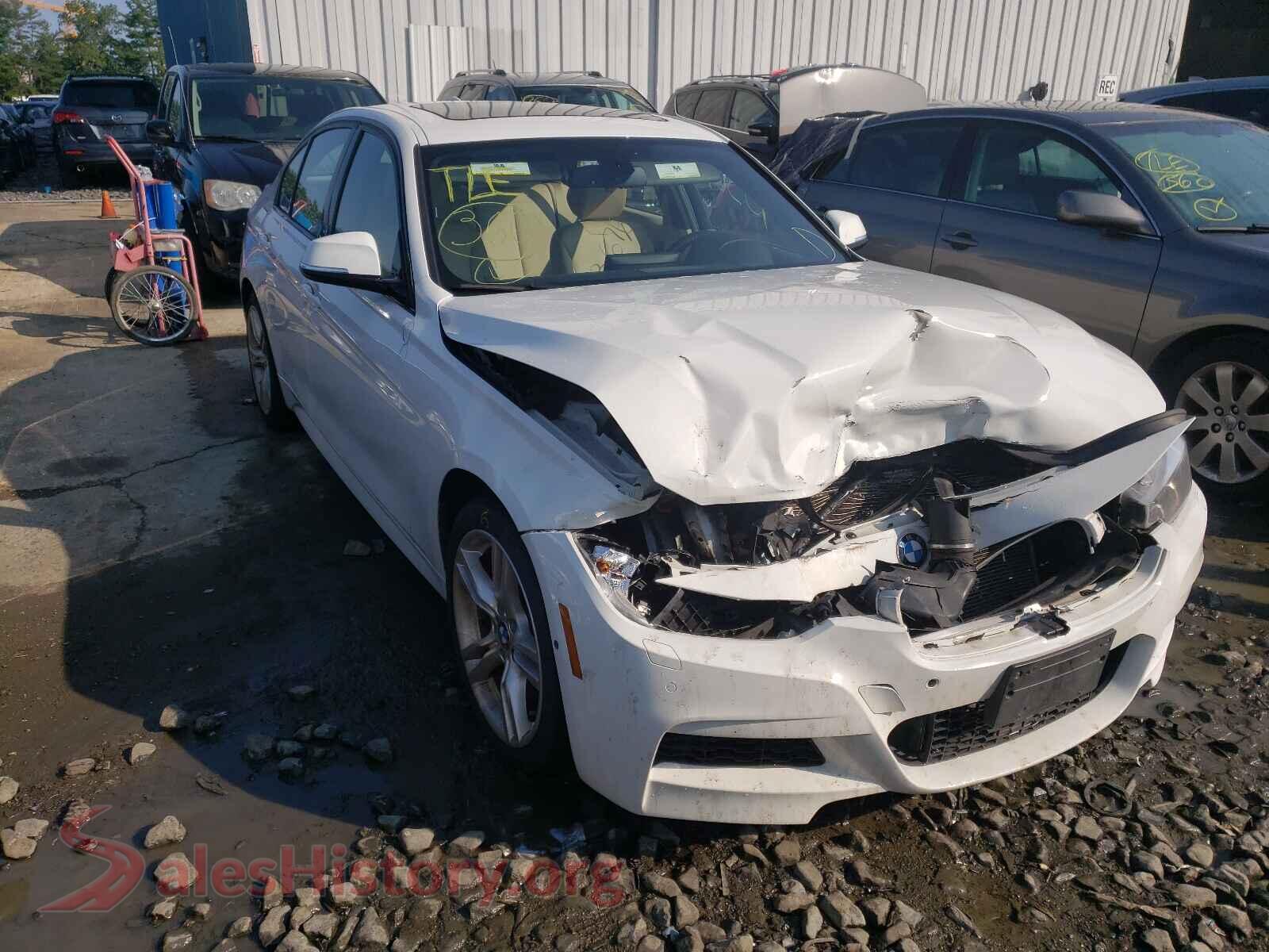 2013 BMW 3 SERIES — VIN WBA3B5G51DNP41124