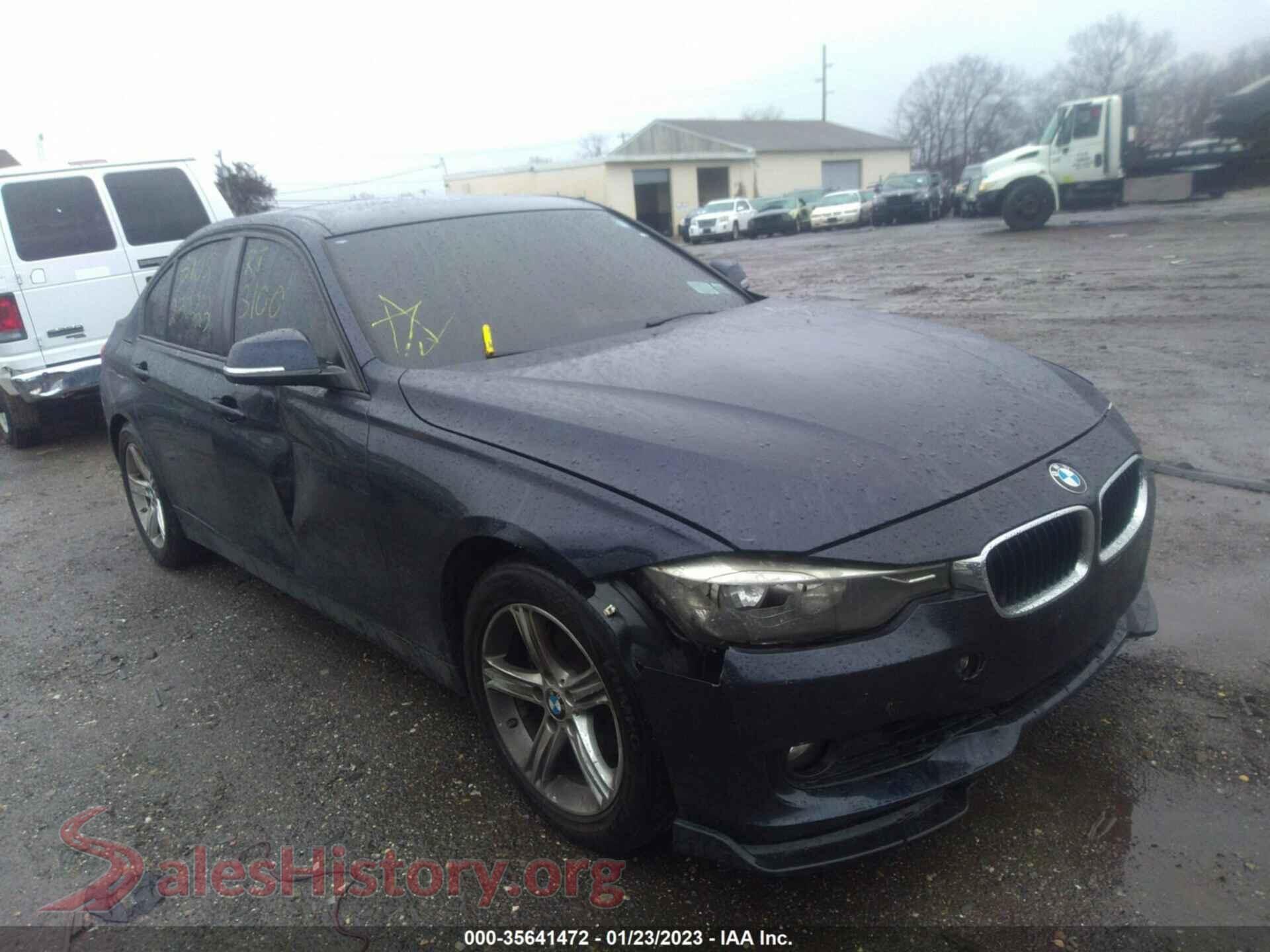 2013 BMW 3 SERIES — VIN WBA3B5G54DNS05767
