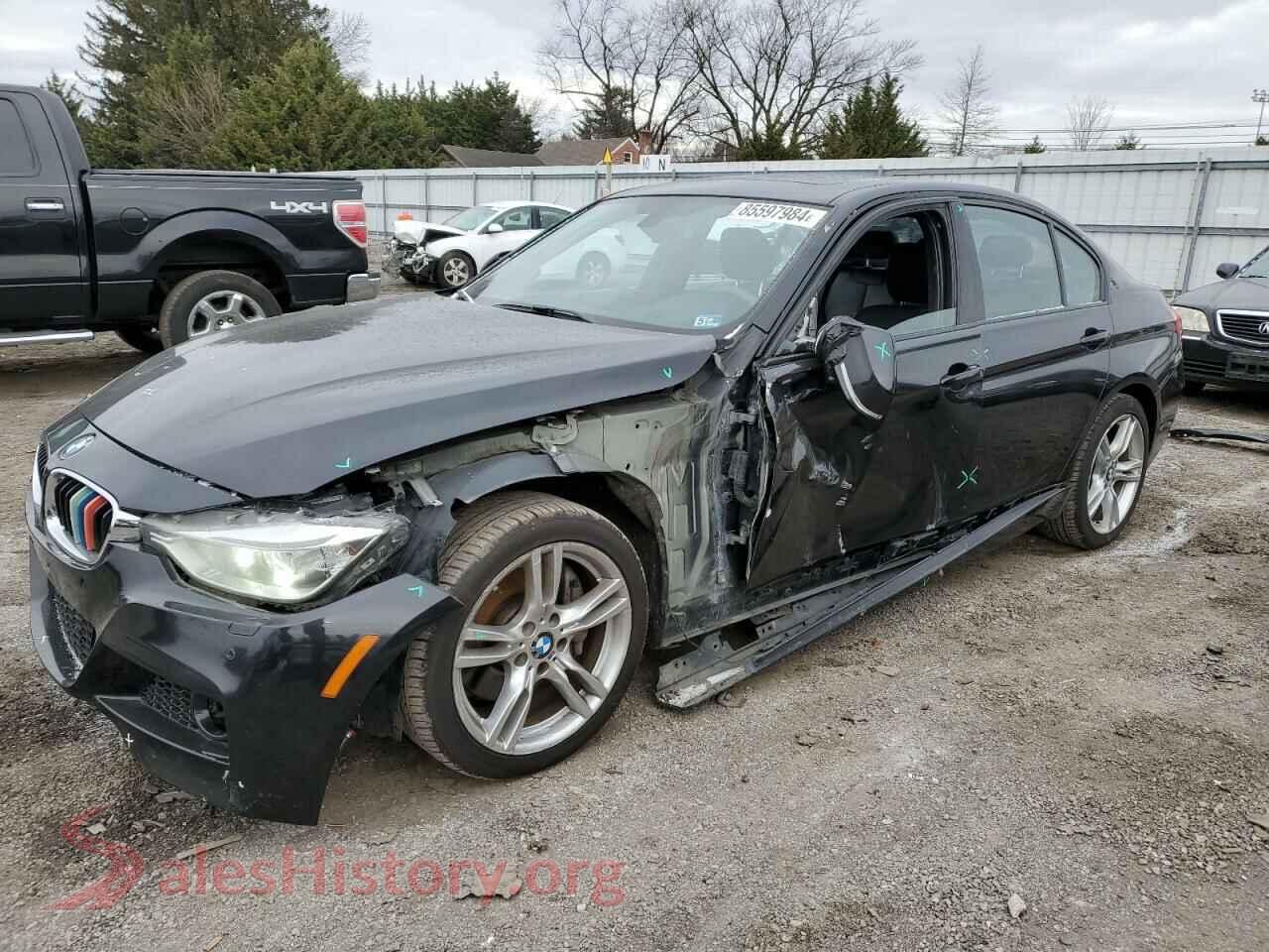2015 BMW 3 SERIES — VIN WBA3B5G57FNS14644