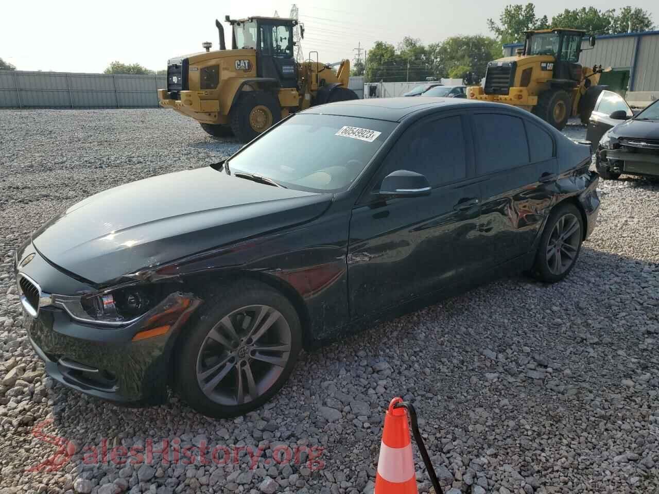 2013 BMW 3 SERIES — VIN WBA3B5G5XDNS04798