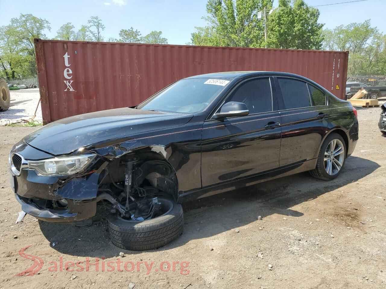 2014 BMW 3 SERIES — VIN WBA3B5G5XENS06438