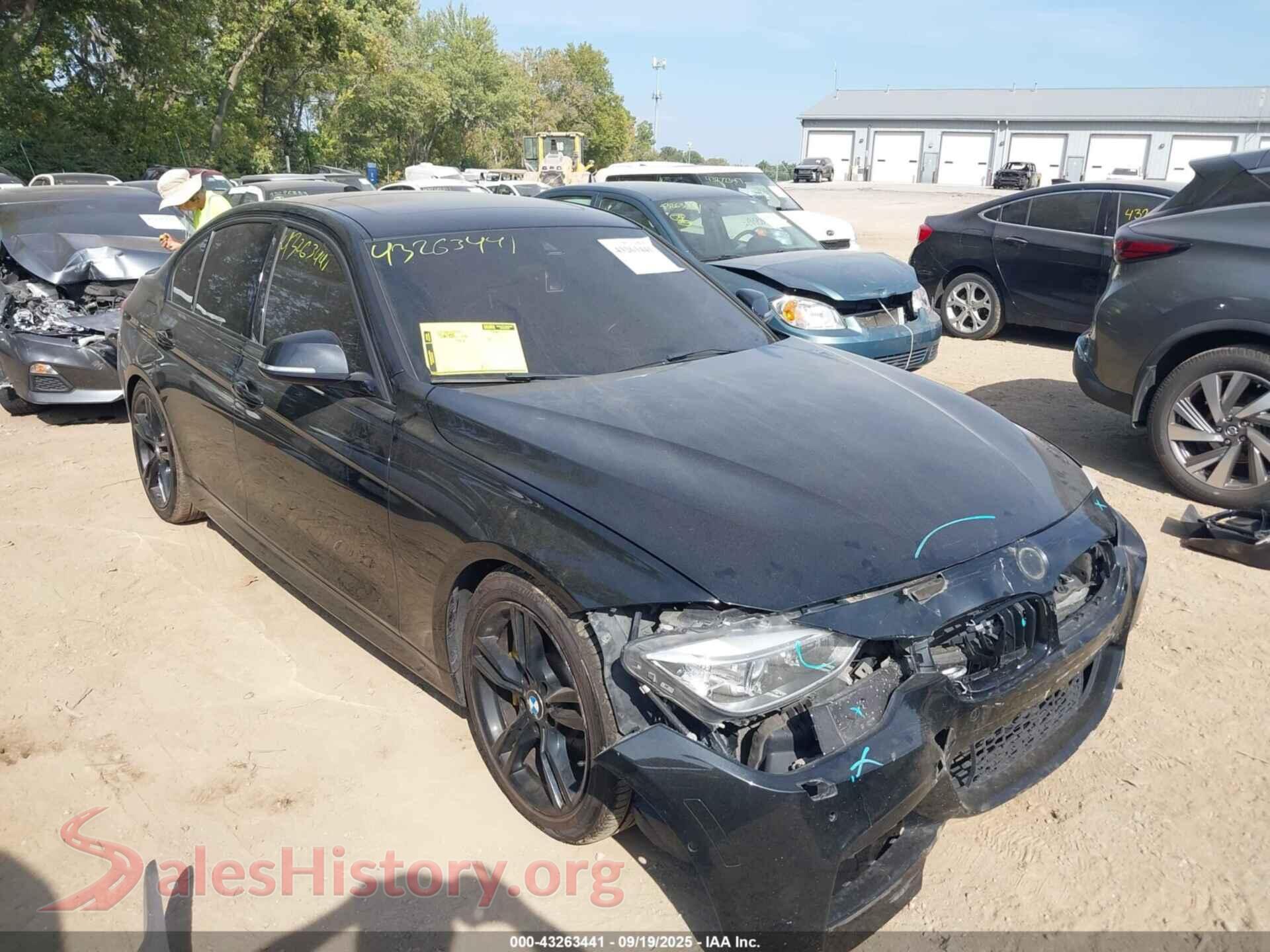 2014 BMW 335I — VIN WBA3B9C51EF588480