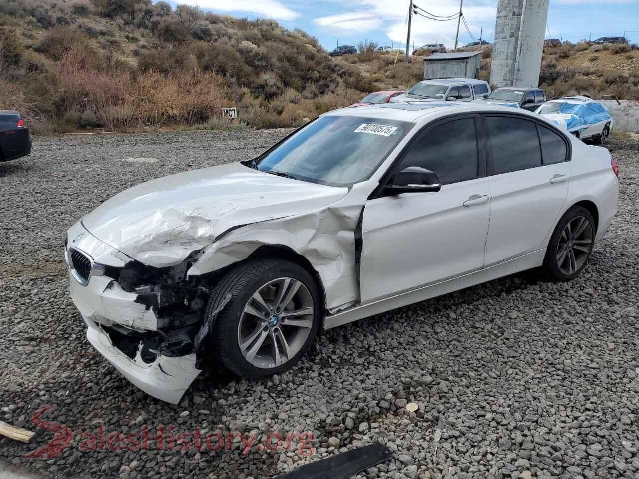 2014 BMW 3 SERIES — VIN WBA3B9C54EP459224