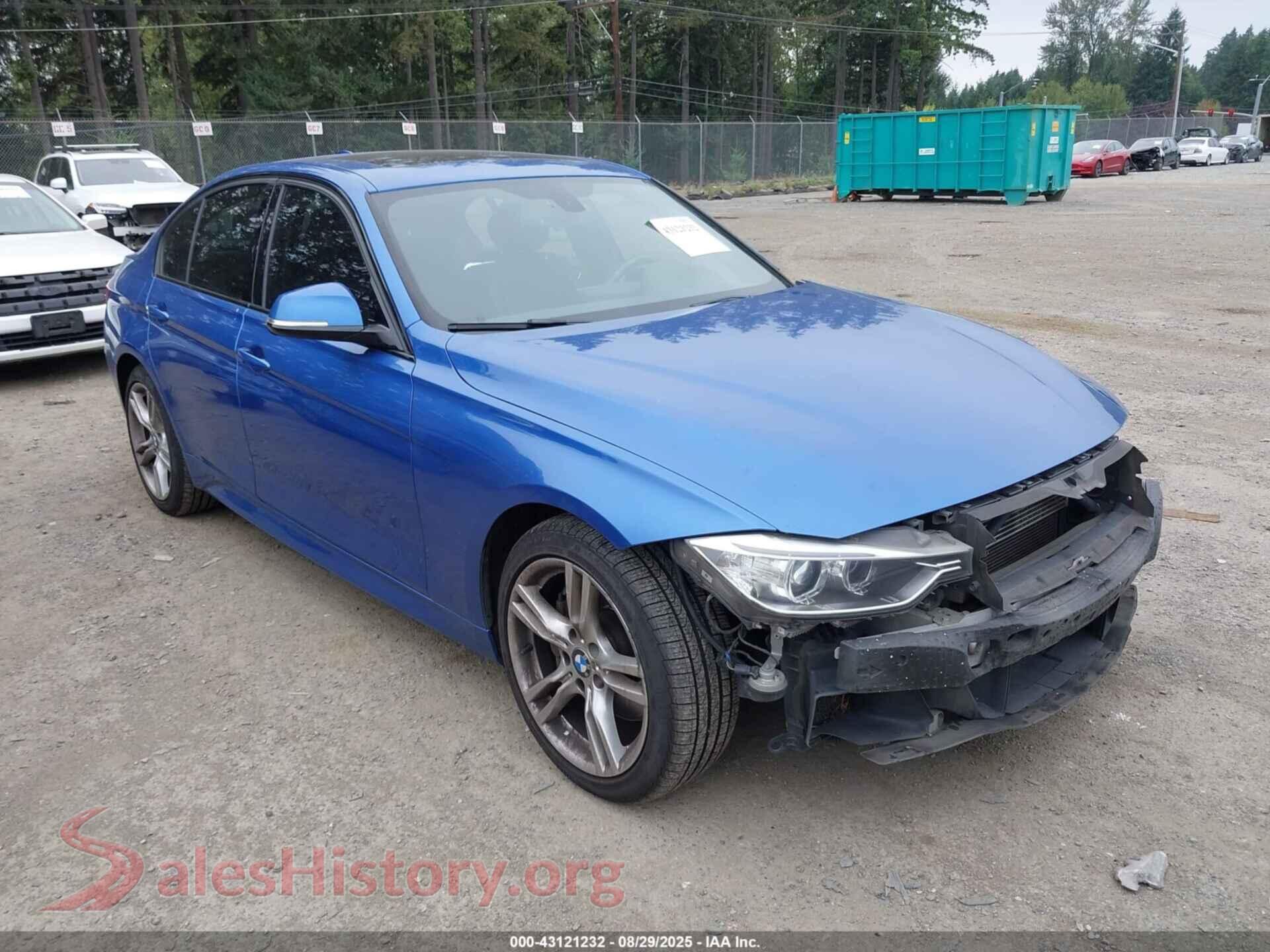 2014 BMW 335I — VIN WBA3B9C58EP458075