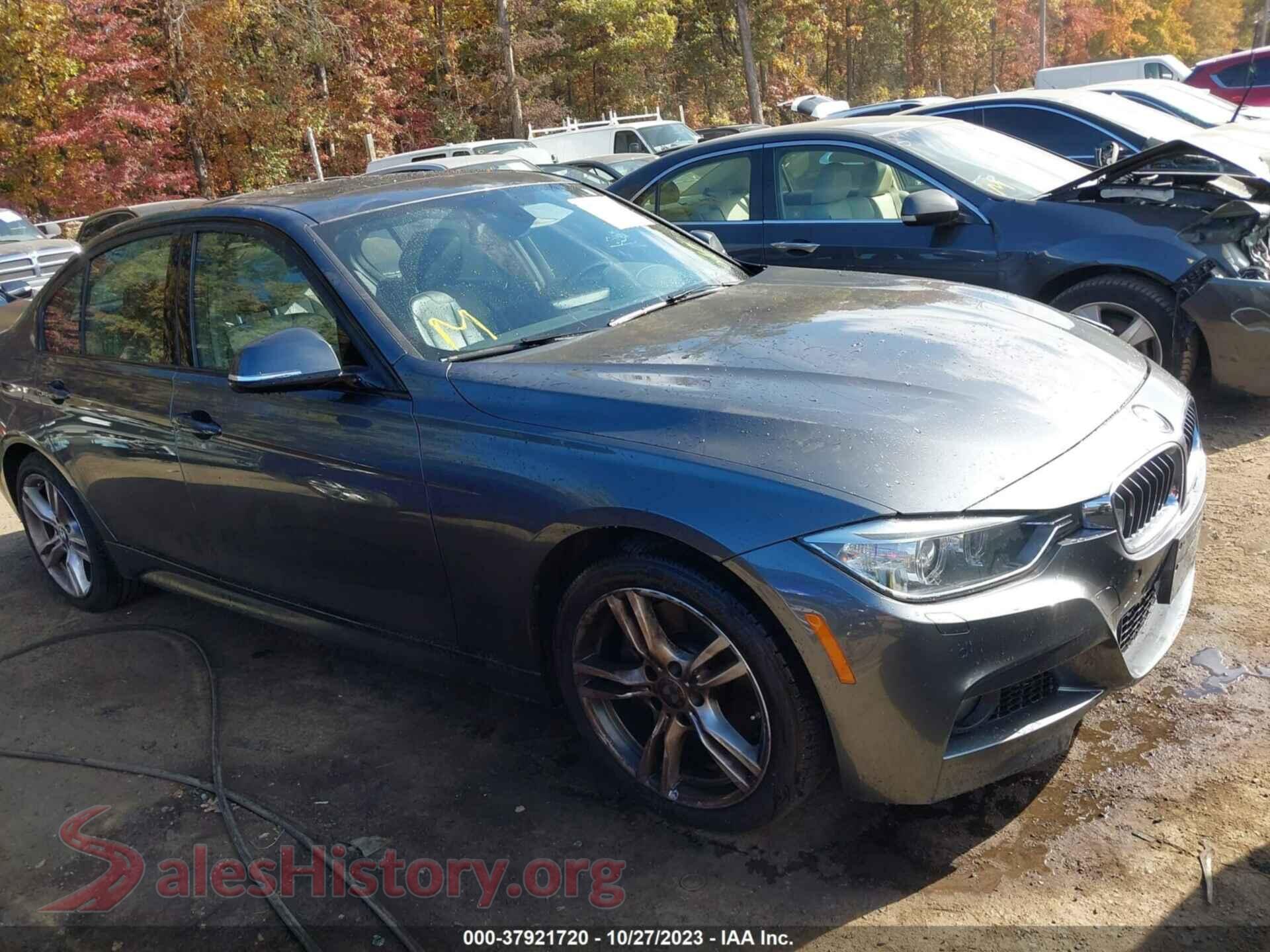 2015 BMW 3 SERIES — VIN WBA3B9G50FNR99371