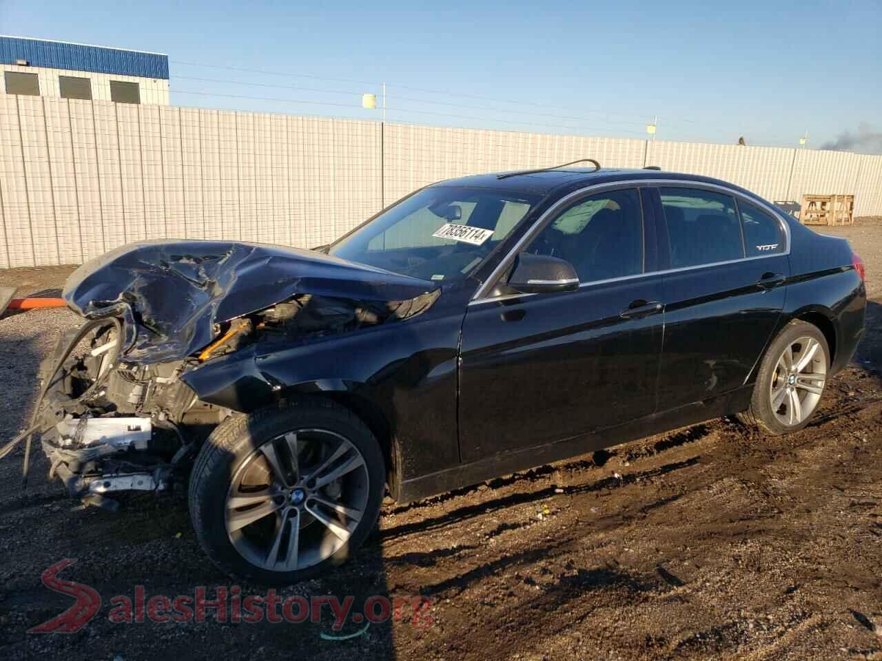 2015 BMW 3 SERIES — VIN WBA3B9G55FNR93257