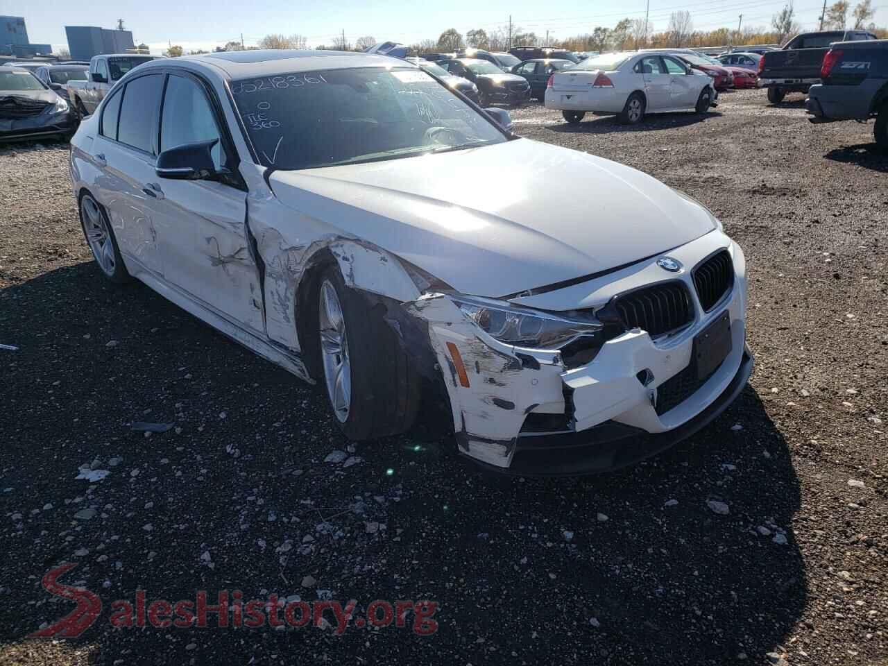 2015 BMW 3 SERIES — VIN WBA3B9G58FNR93656
