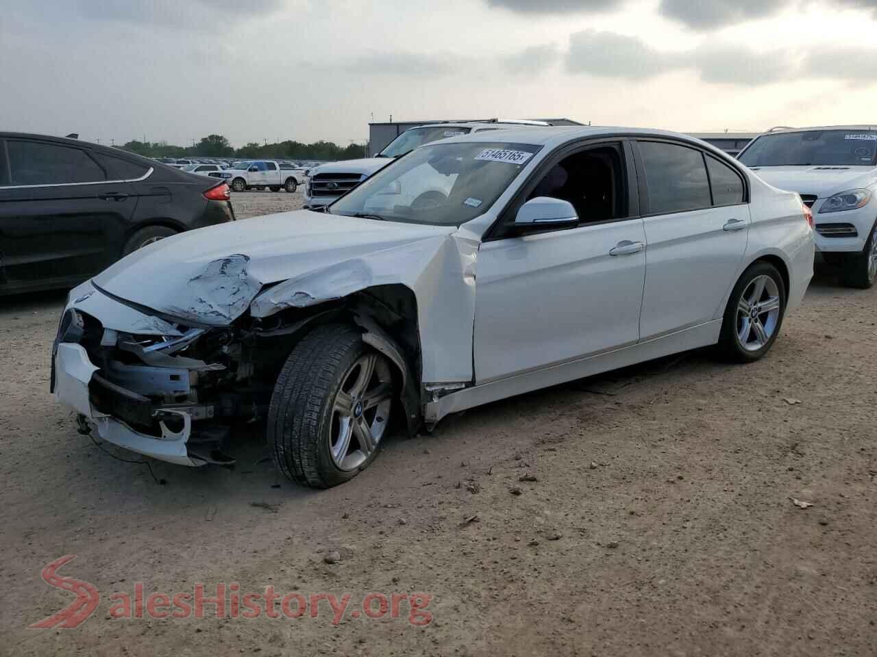 2014 BMW 3 SERIES — VIN WBA3C1C52EK111563