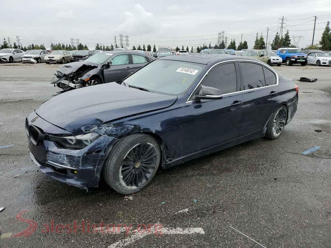 2015 BMW 3 SERIES — VIN WBA3C1C52FK123827