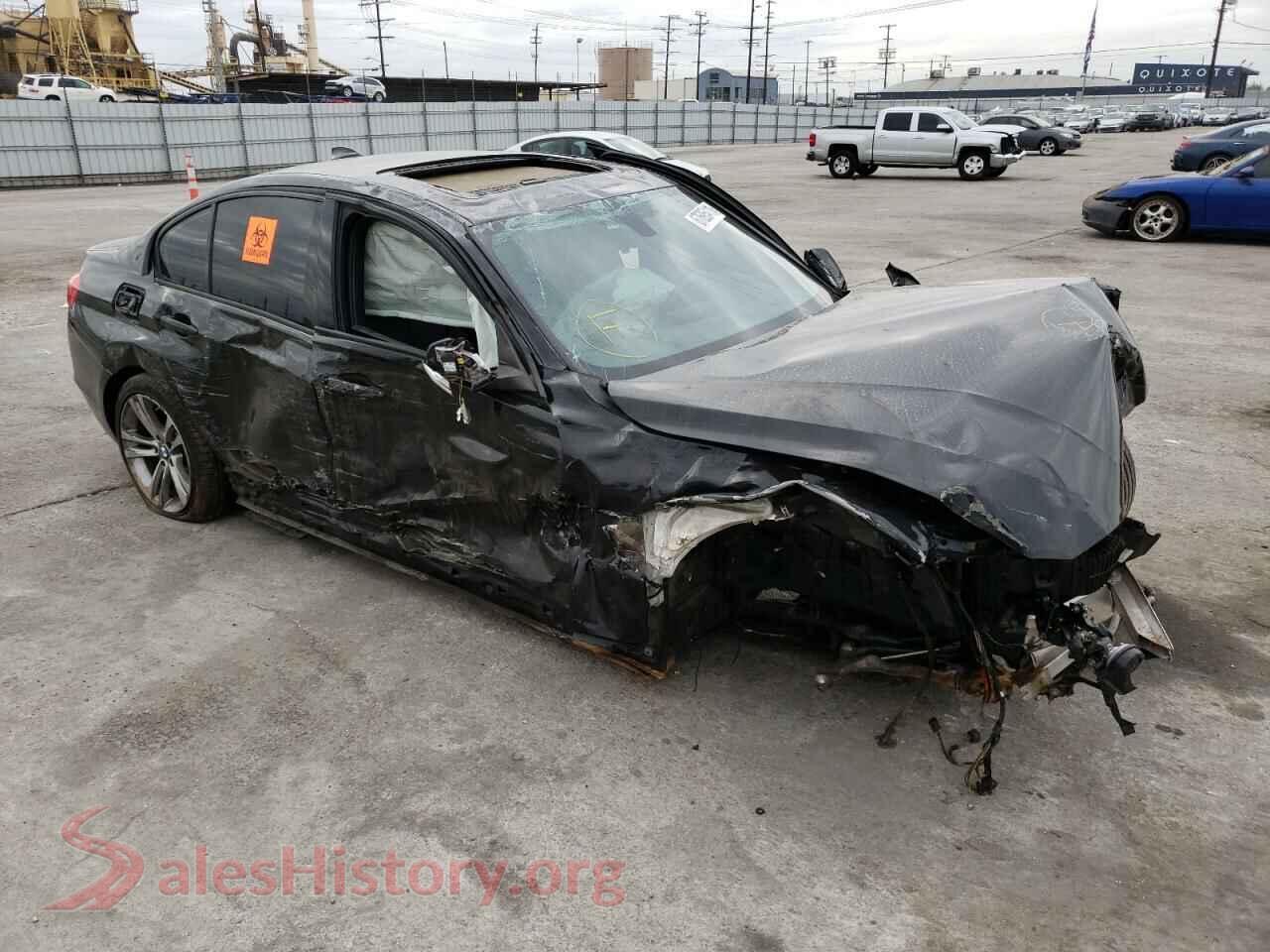 2014 BMW 3 SERIES — VIN WBA3C1C54EK112651