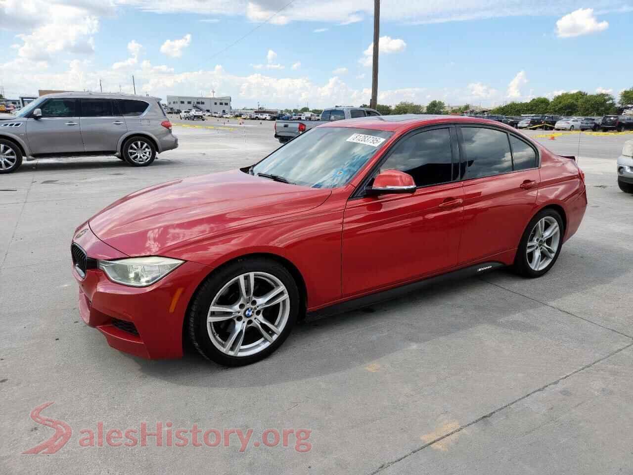 2014 BMW 3 SERIES — VIN WBA3C1C54EK115081