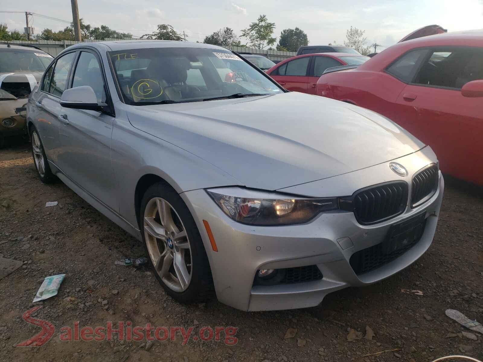 2015 BMW 3 SERIES — VIN WBA3C1C5XFK122845