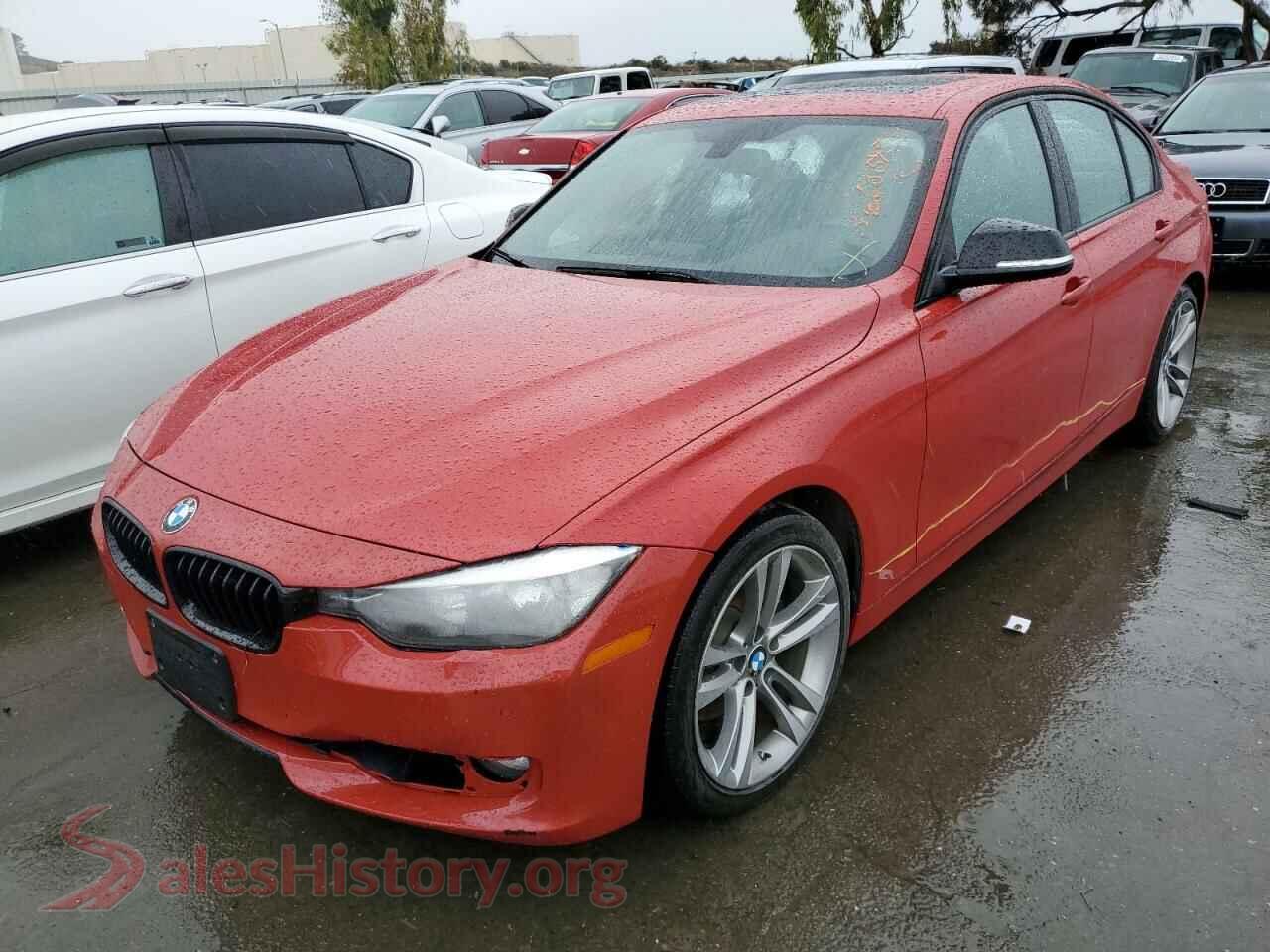 2015 BMW 3 SERIES — VIN WBA3C1C5XFP853858