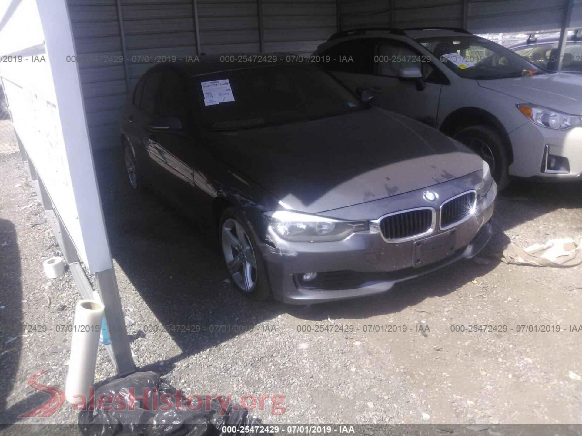 2014 BMW 320 — VIN WBA3C3G52ENR25880